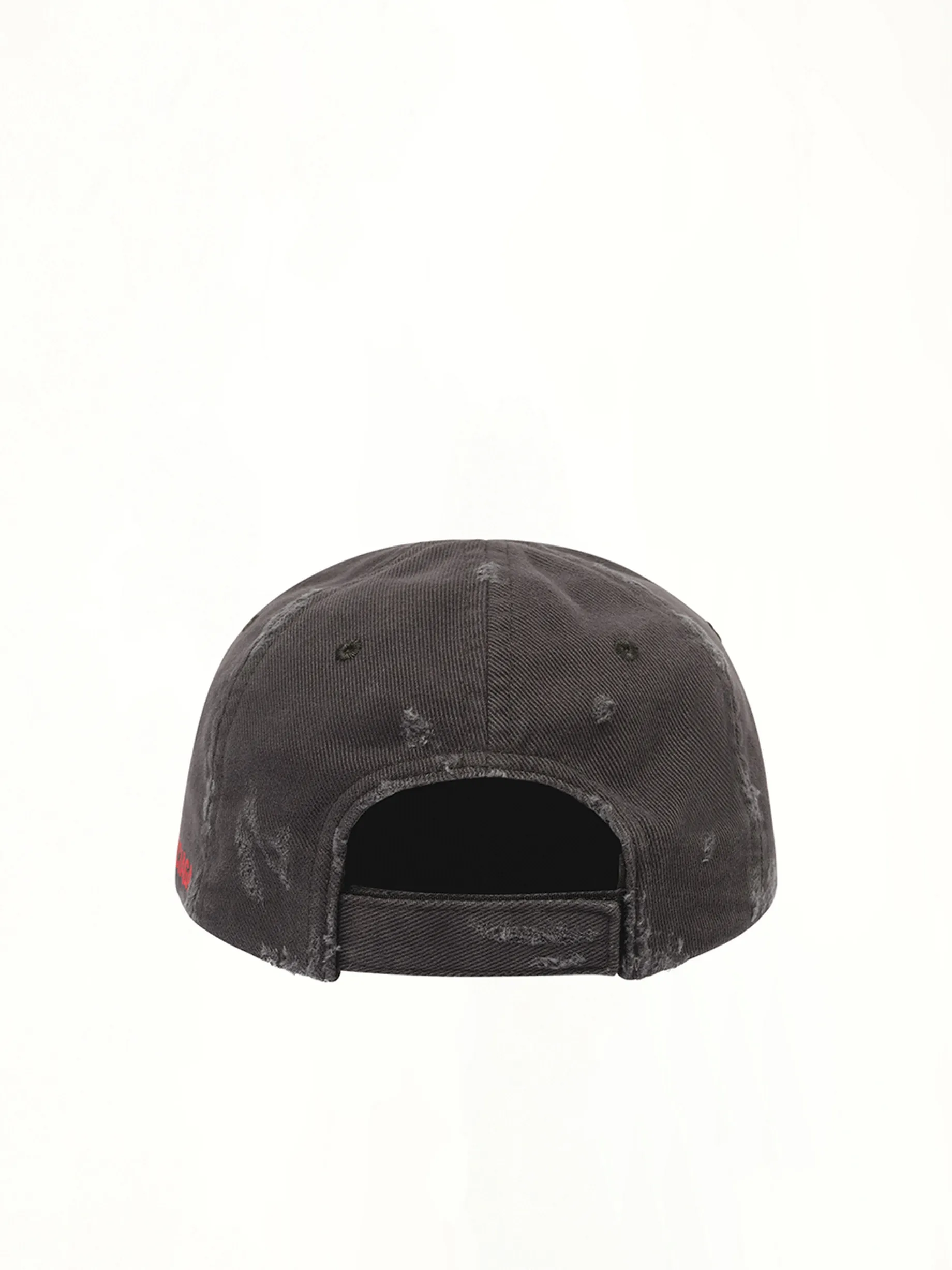 World Cap in Faded Wash Black/Red sold by MARAIS product image thumbnail 3