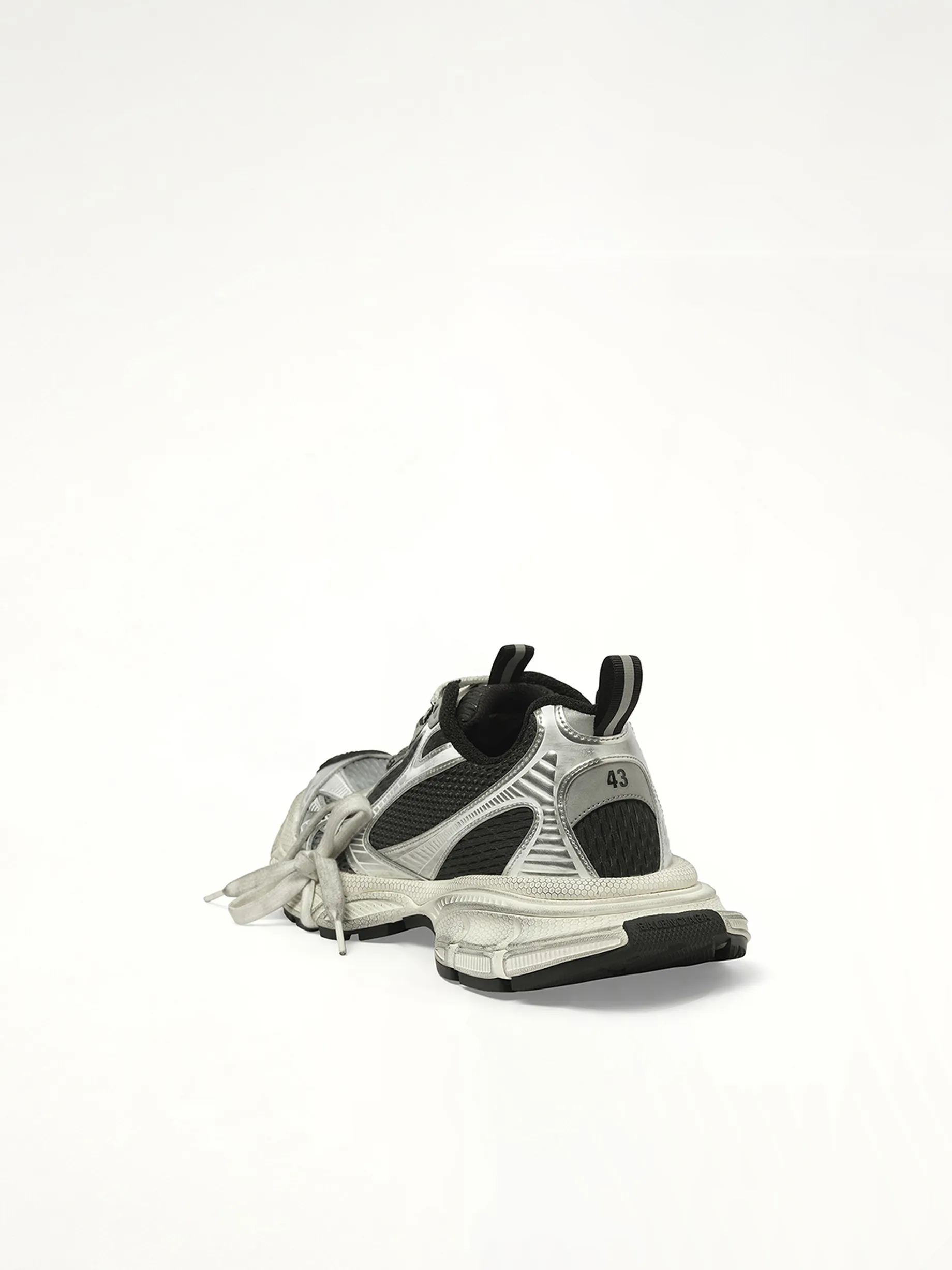 3XL Toe Spray Sneaker in Black/Grey/White sold by MARAIS product image thumbnail 3