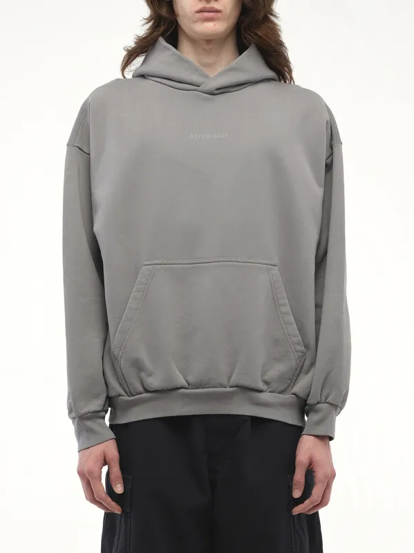GS) Balenciaga Tape Type Cotton Hoodie 'Red' 682019TOVB36400