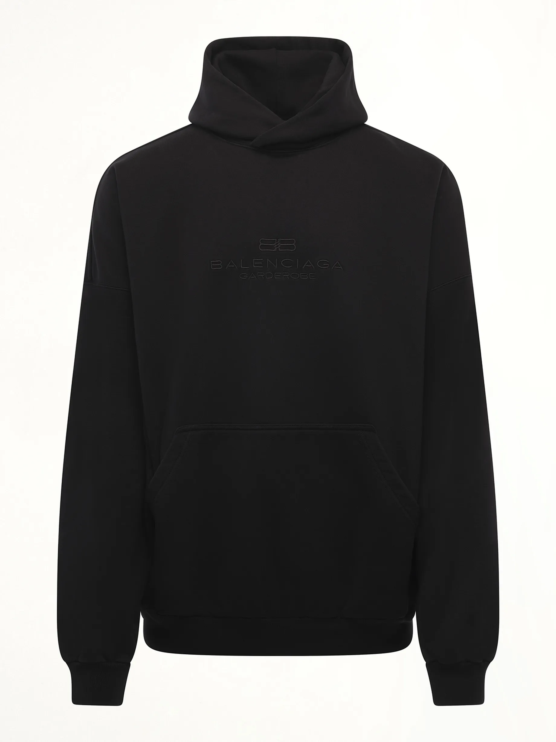 BB Embroidery Large Fit Hoodie in Black sold by MARAIS product image thumbnail 2
