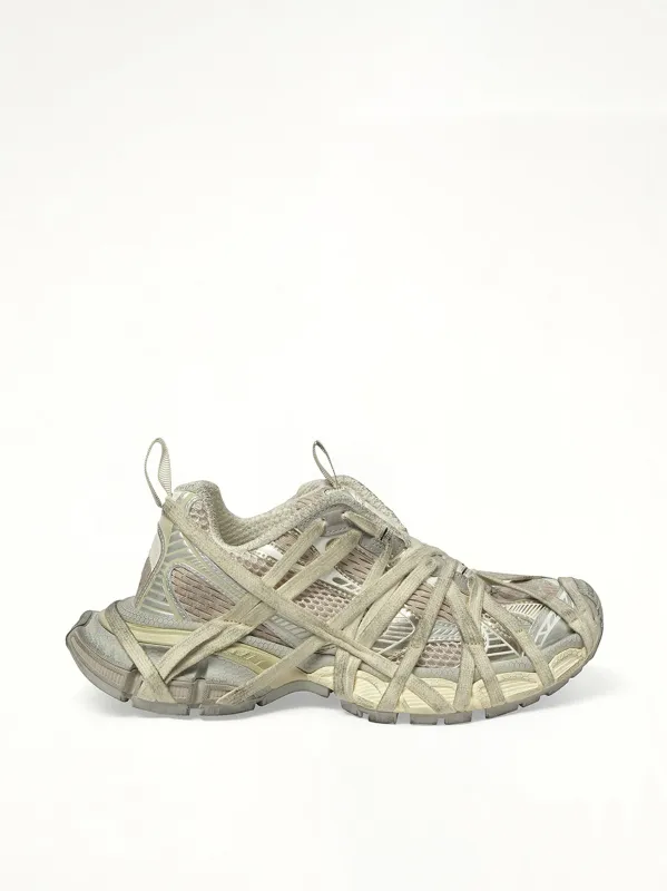 3XL Extreme Laces Sneaker in Eggshell sold by MARAIS