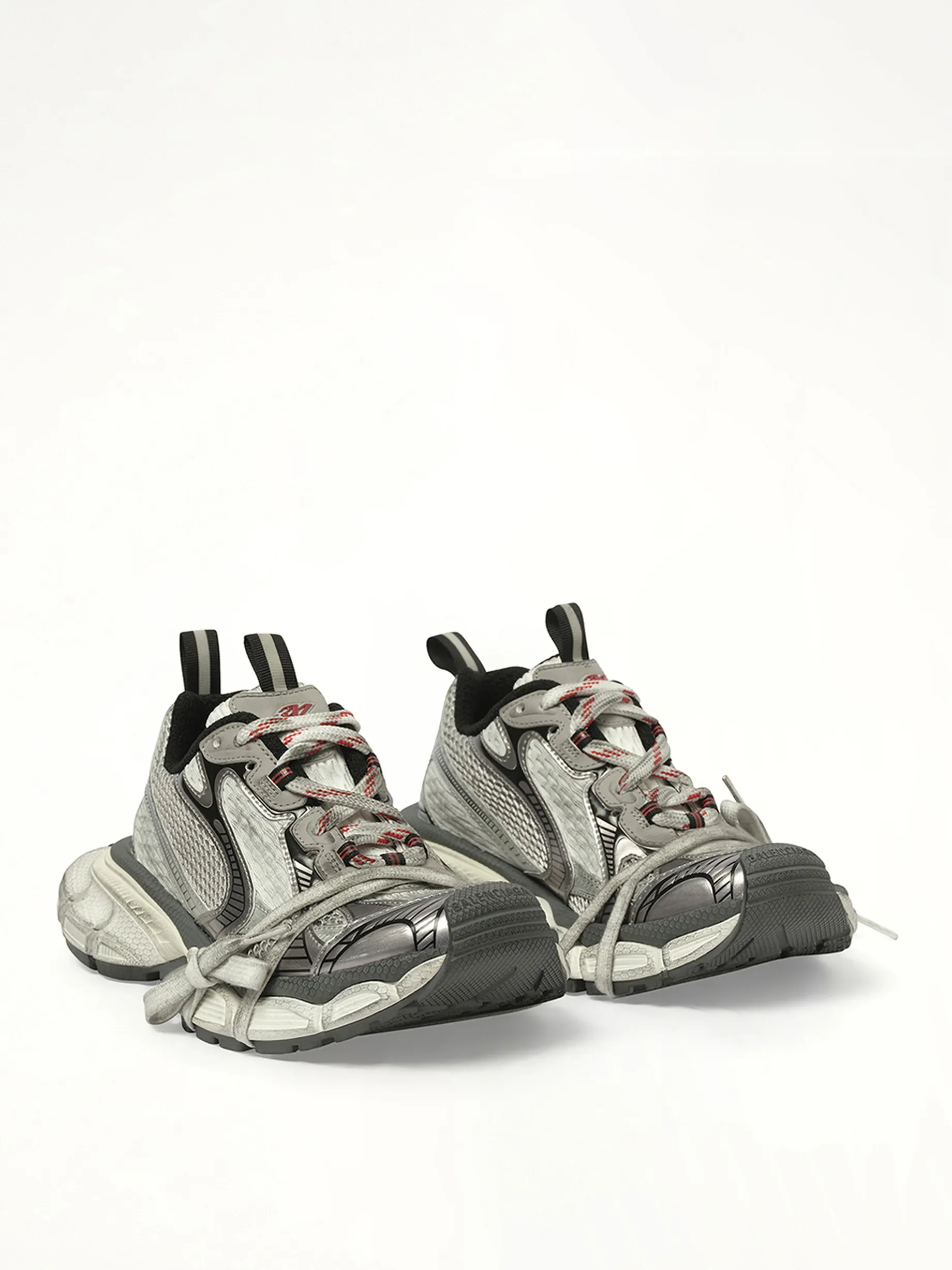 3XL Sneaker in Grey/White/Red sold by MARAIS product image thumbnail 2