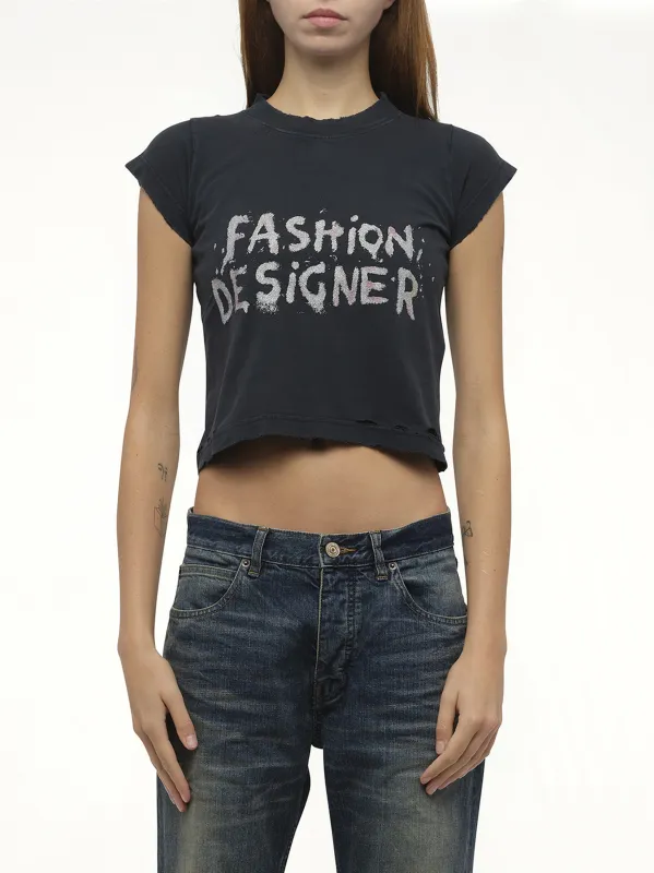 Shrunk T-Shirt in Faded Washed Black sold by MARAIS