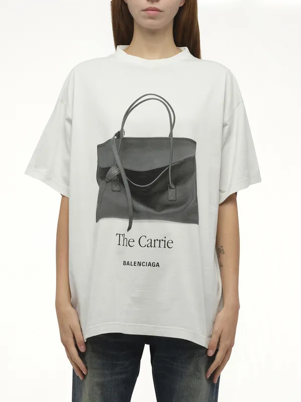 Holdallt Oversized T-Shirt in Dirty White sold by MARAIS