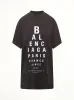 Eye-Test Oversized T-Shirt in Washed Black/White sold by MARAIS