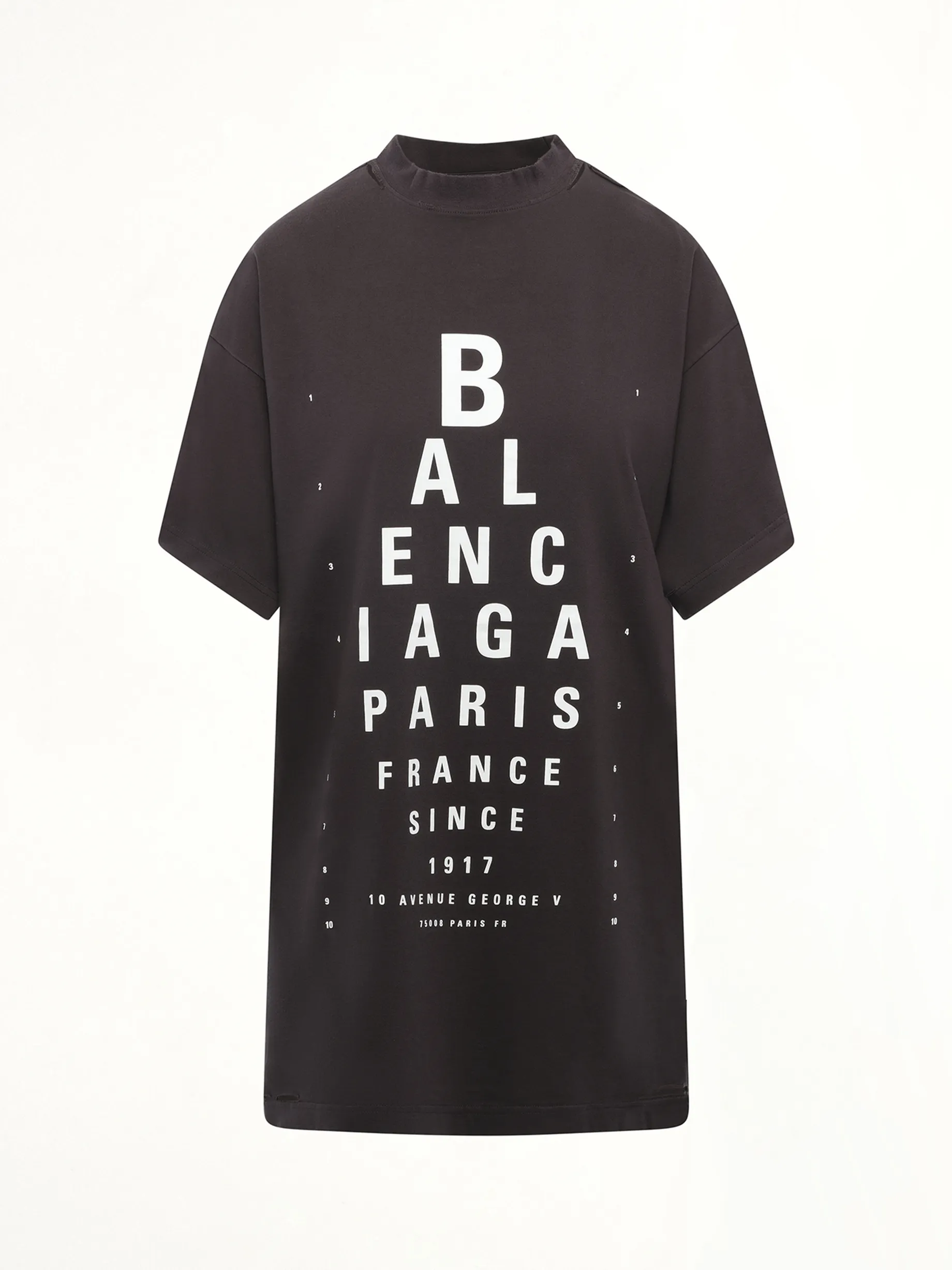 Eye-Test Oversized T-Shirt in Washed Black/White sold by MARAIS product image thumbnail 2