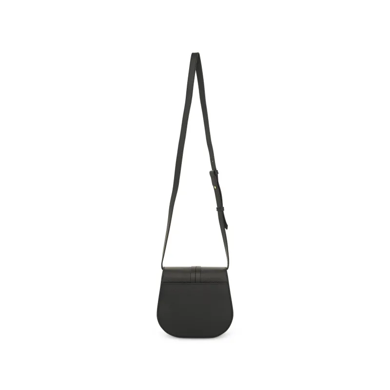 Chloe Ladies Alphabet Logo Charm Mini Saddle Bag sold by MARAIS