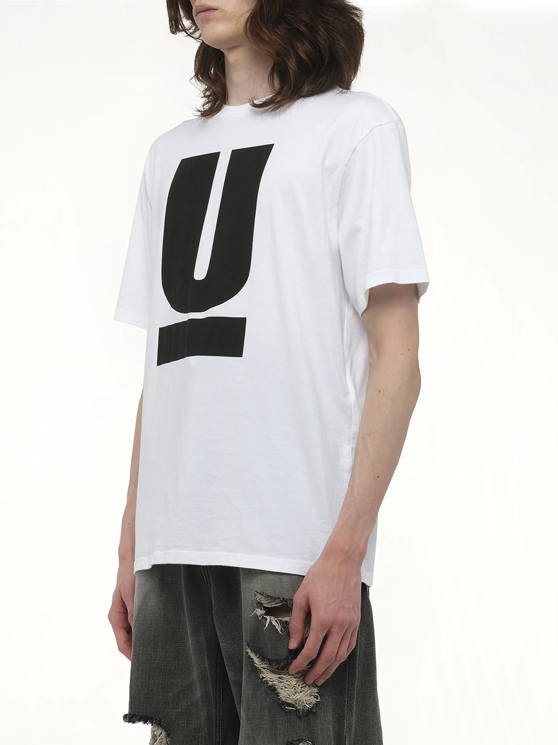 UNDERCOVER Printed T-Shirt in White sold by MARAIS product image thumbnail 5