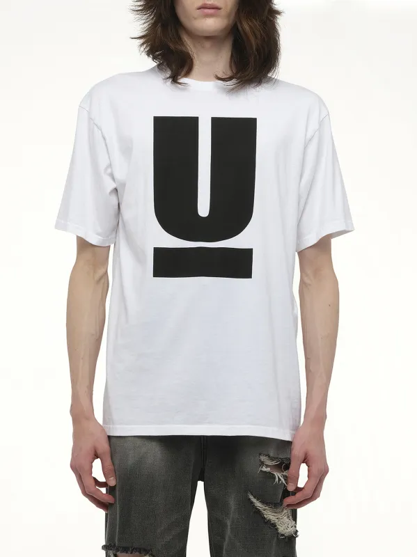 UNDERCOVER Printed T-Shirt in White sold by MARAIS