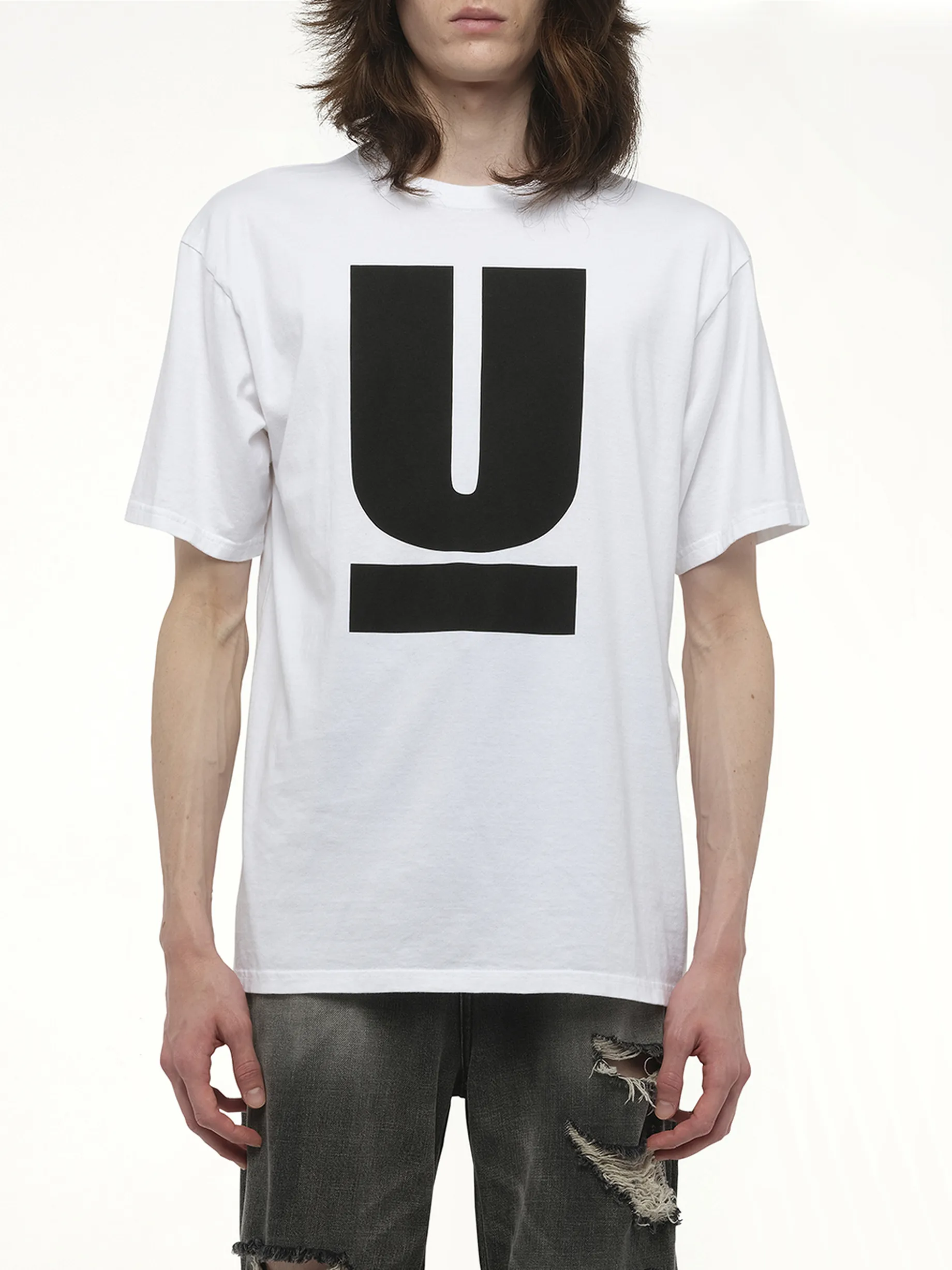 UNDERCOVER Printed T-Shirt in White sold by MARAIS