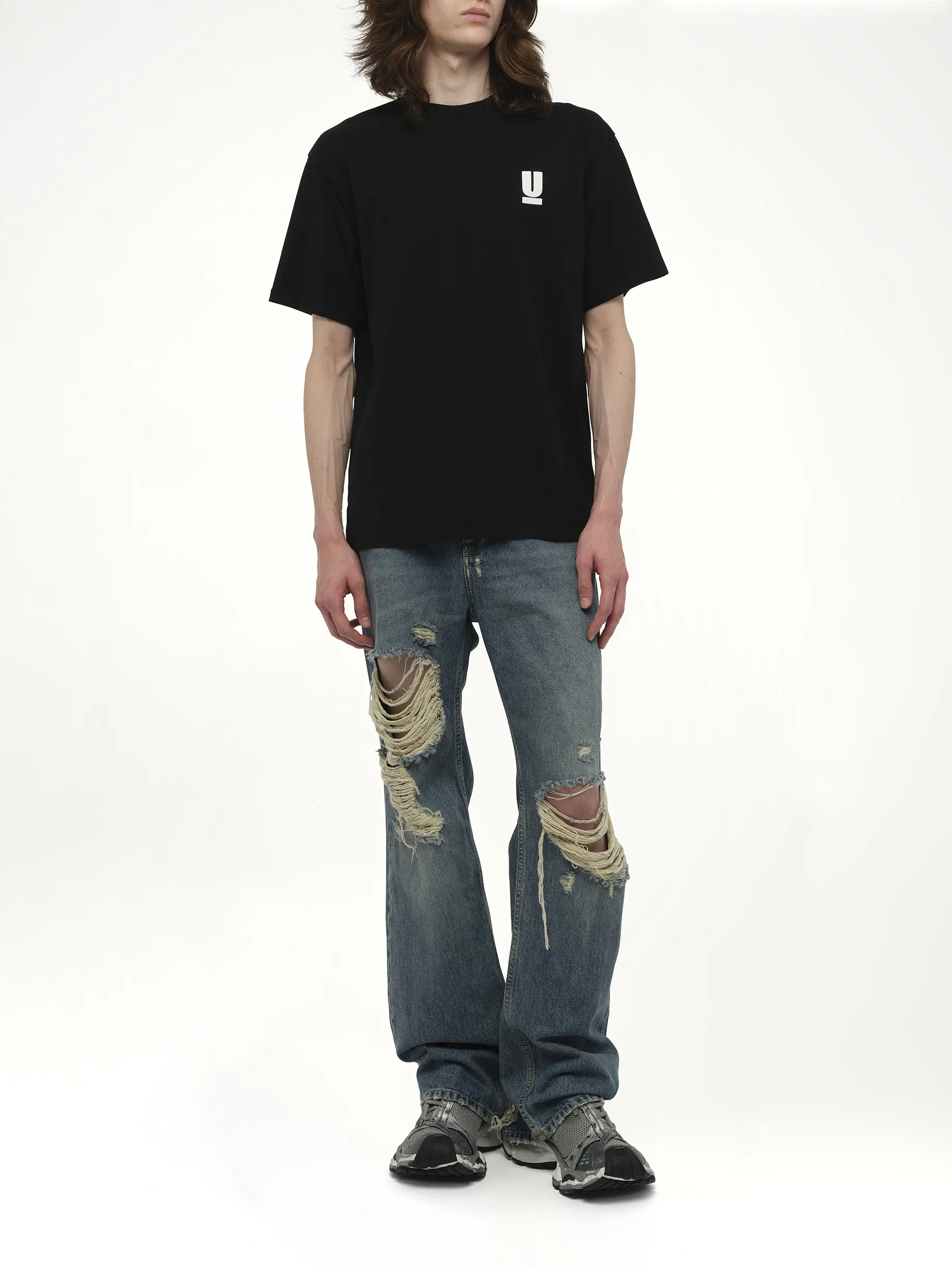 Small Undercover Printed T-Shirt in Black sold by MARAIS product image thumbnail 4