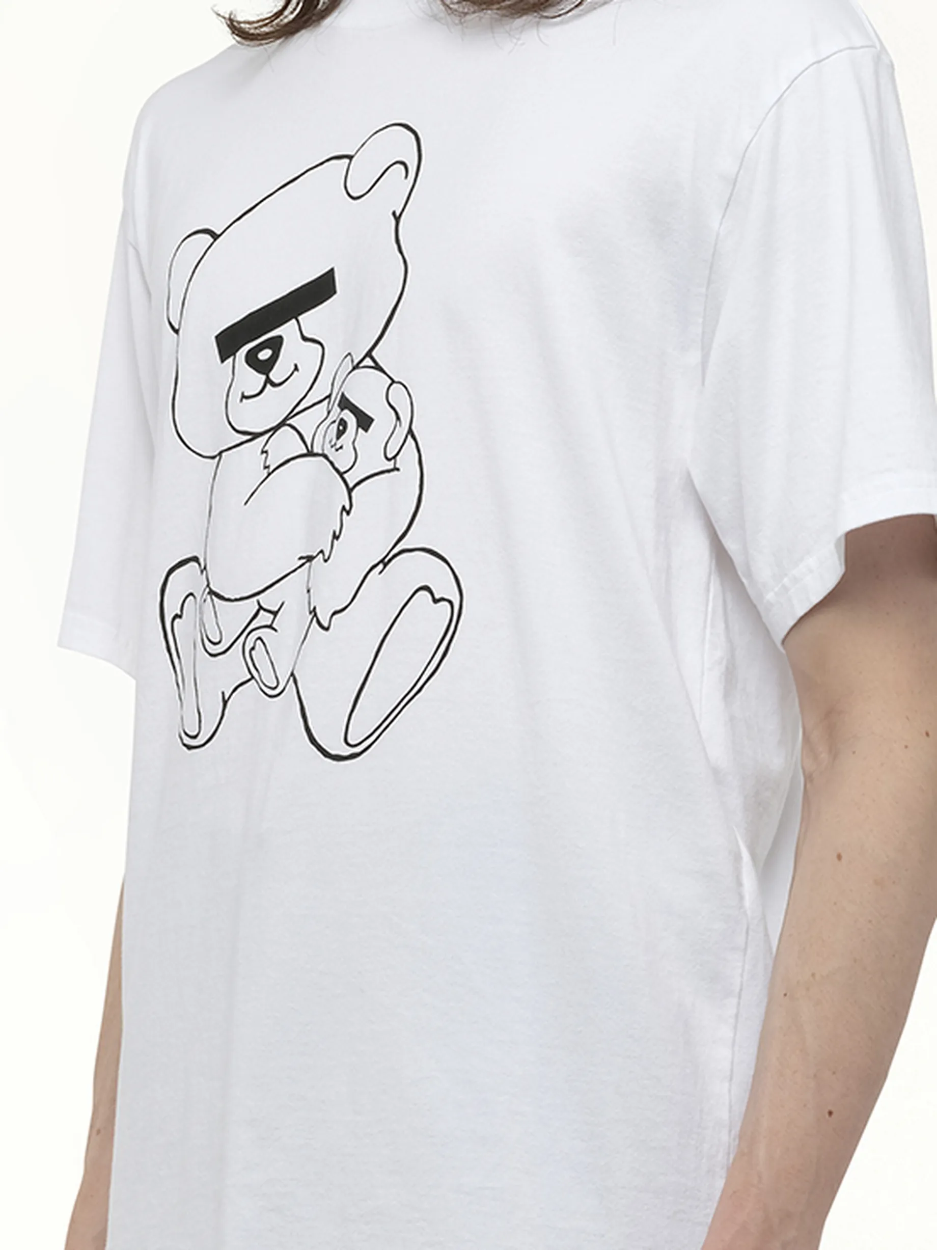 Teddy Bear Printed T-Shirt in White sold by MARAIS product image thumbnail 3