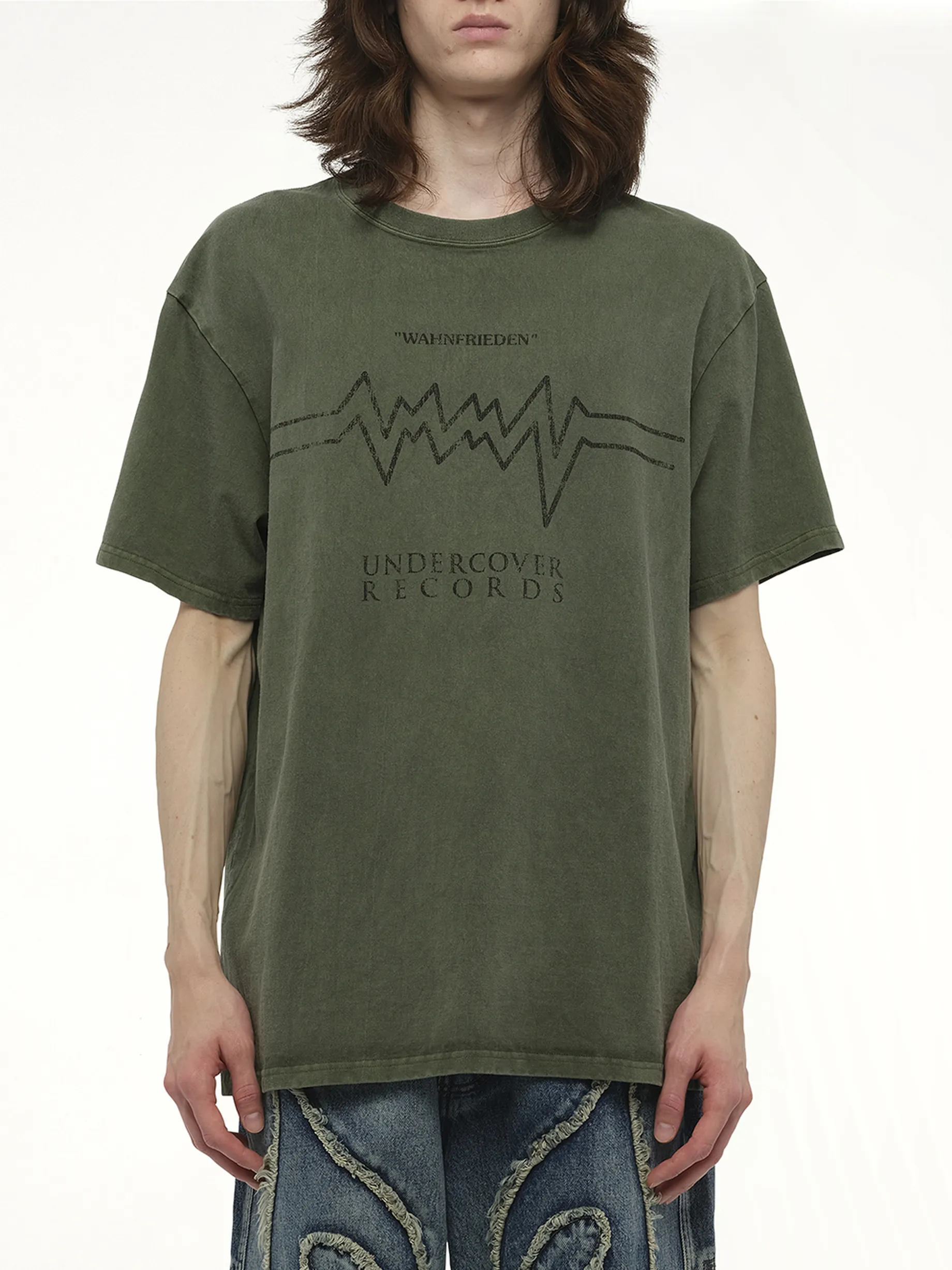 Undercover Records T-Shirt in Khaki sold by MARAIS