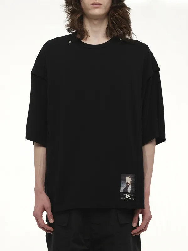 Chaos Balance T-Shirt in Black sold by MARAIS
