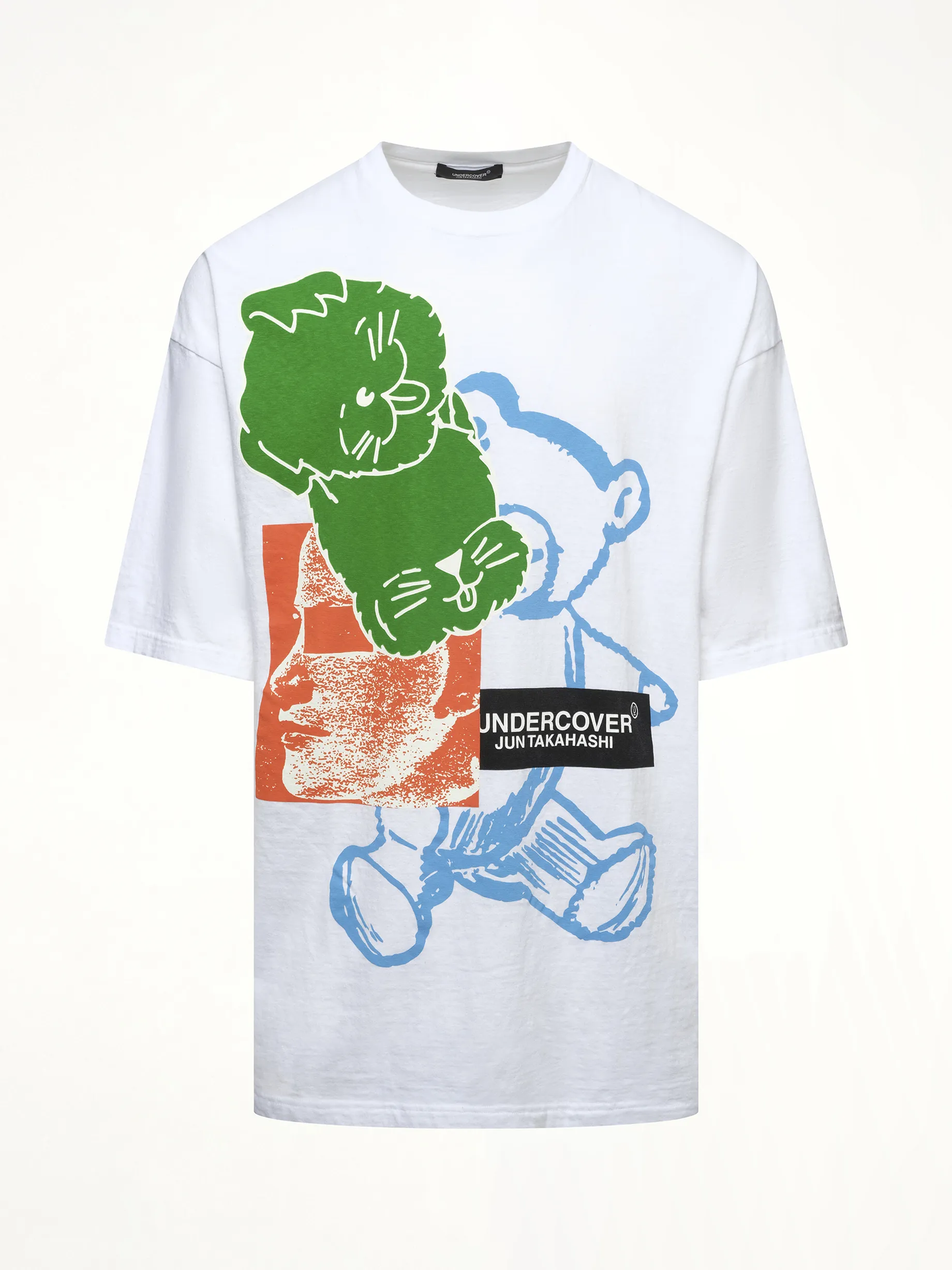 Collage Print T-Shirt in White sold by MARAIS product image thumbnail 2