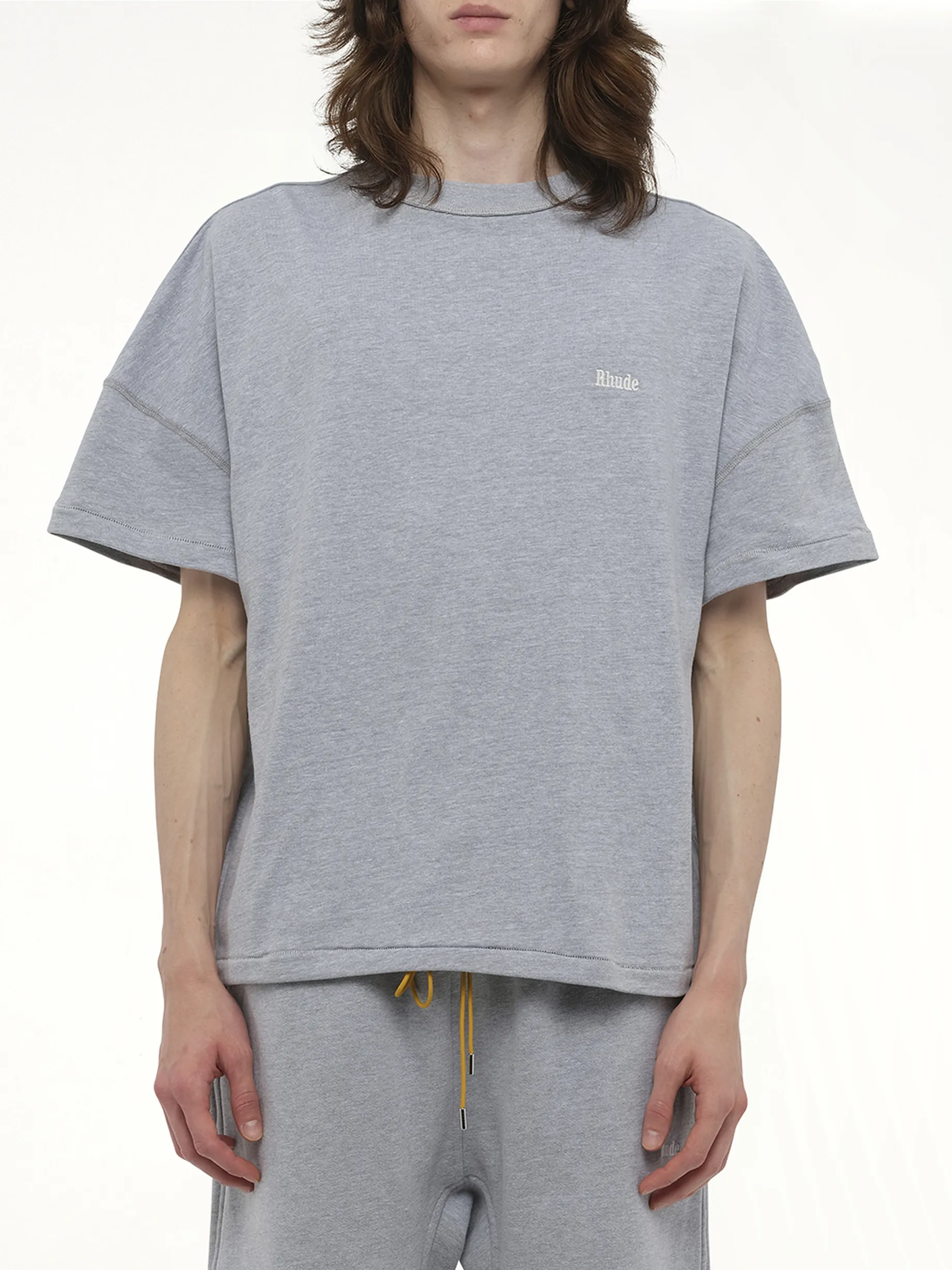 Classique Reverse T-Shirt in Heather Gray sold by MARAIS