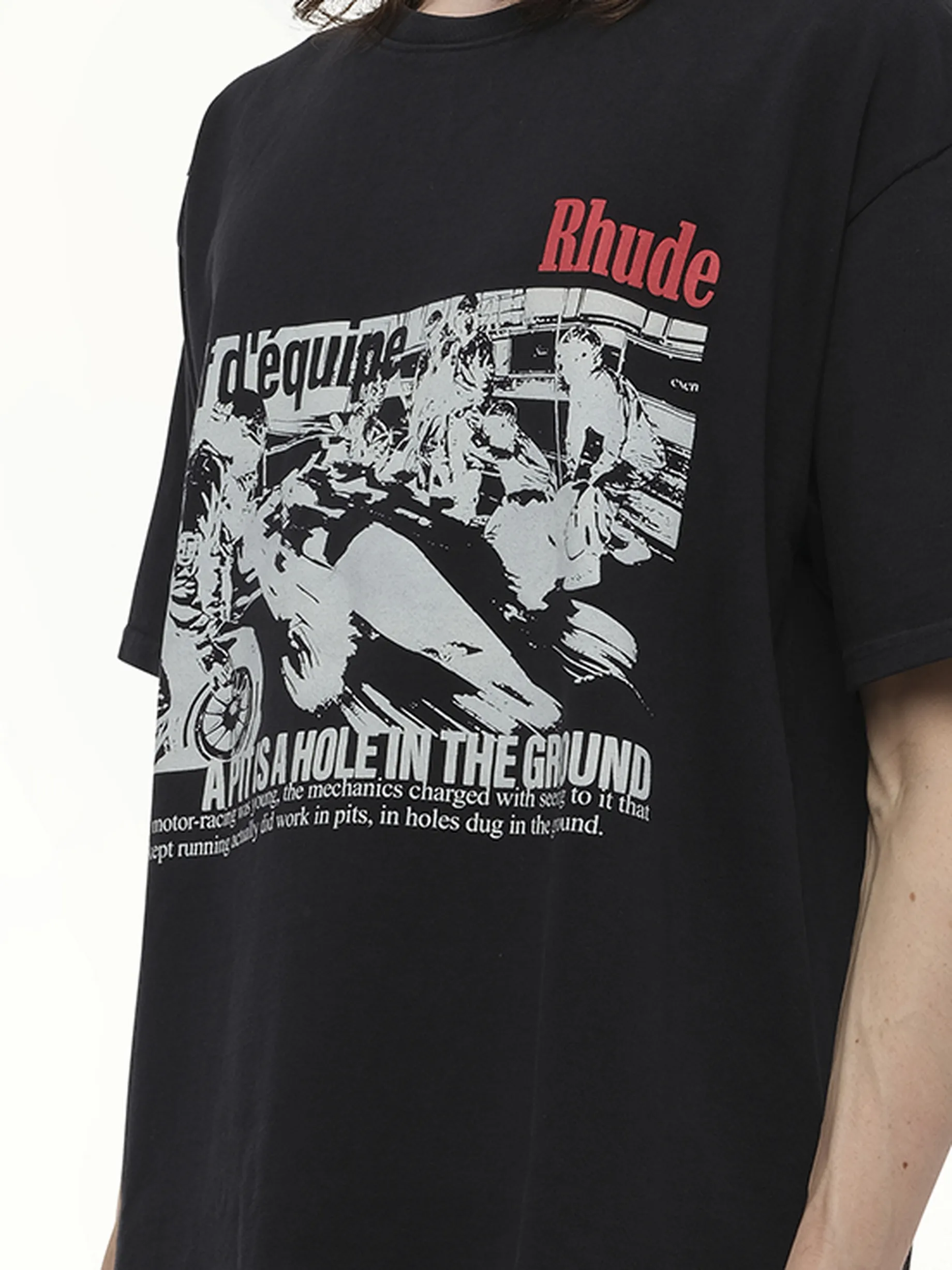 Champions Du Monde T-Shirt in Vintage Black sold by MARAIS product image thumbnail 3