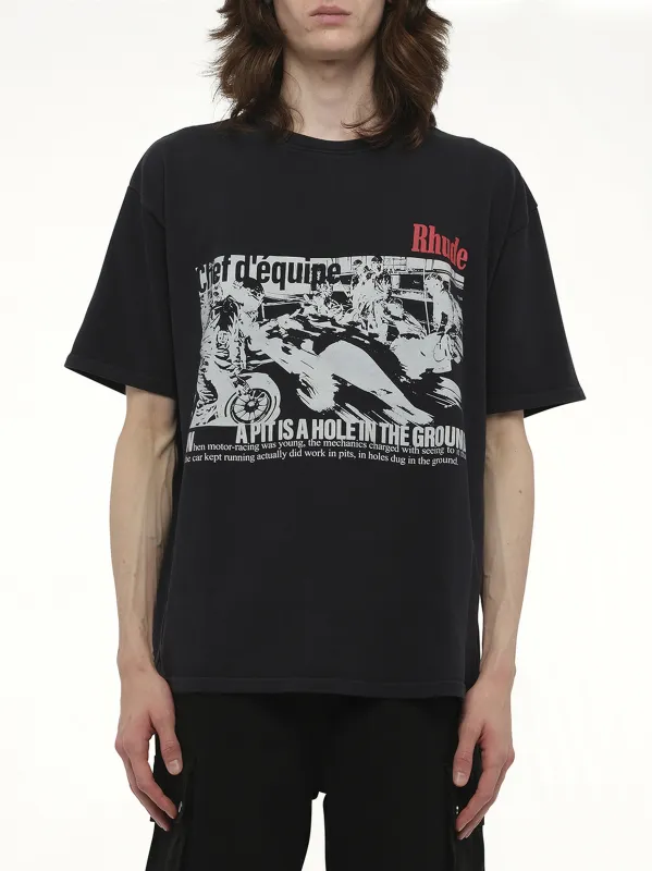 Champions Du Monde T-Shirt in Vintage Black sold by MARAIS