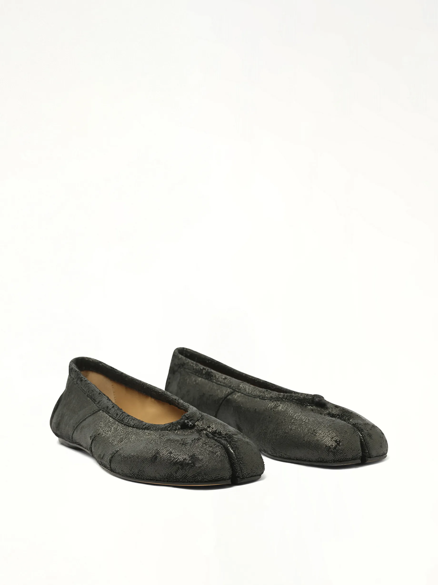 Crackling New Tabi Ballerina in Black sold by MARAIS product image thumbnail 2
