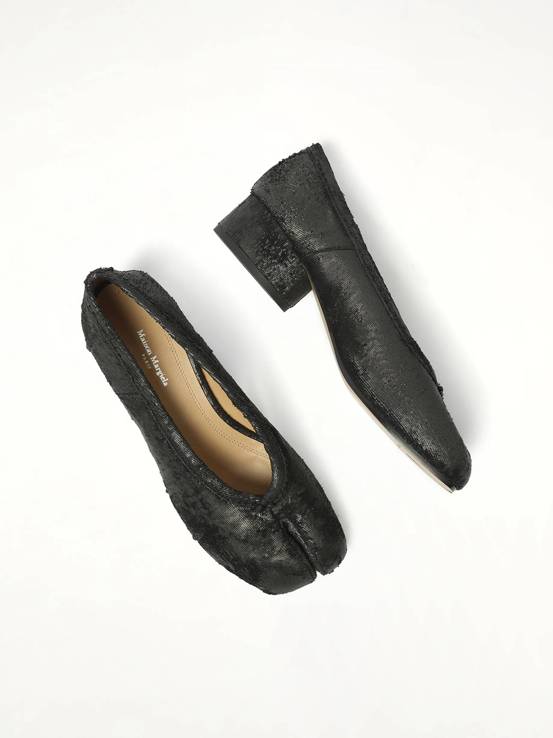 Crackling New Tabi Ballerina H30 in Black sold by MARAIS product image thumbnail 4