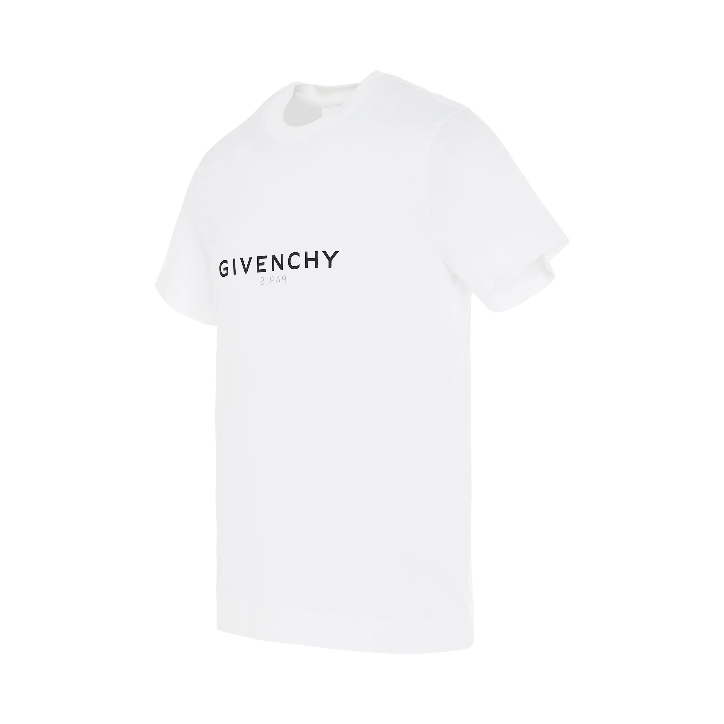 Reverse Logo Slim Fit T-shirt in White sold by MARAIS product image thumbnail 2