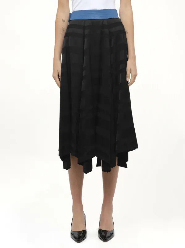 Asym Skirt in Black sold by MARAIS