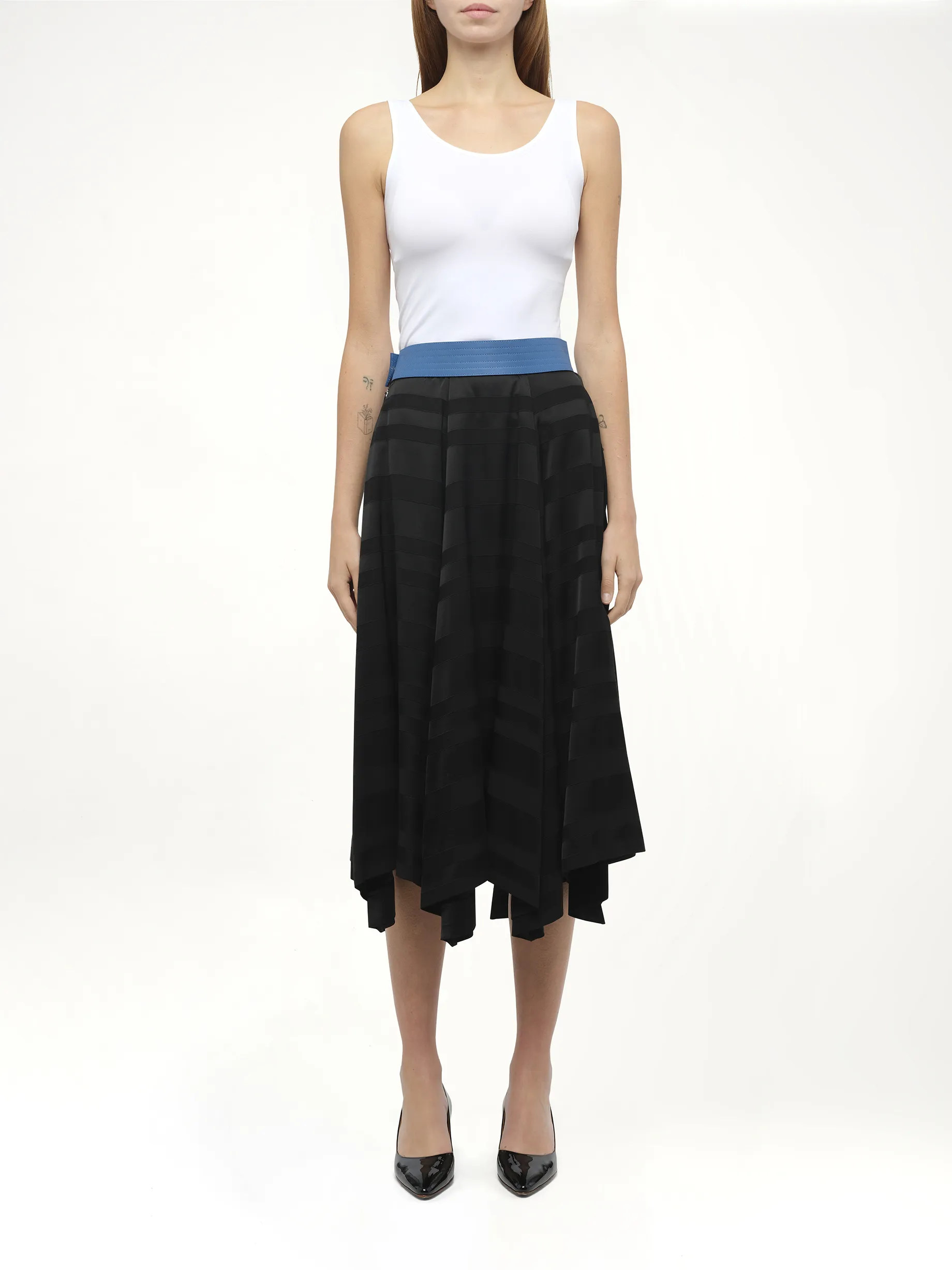 Asym Skirt in Black sold by MARAIS product image thumbnail 4