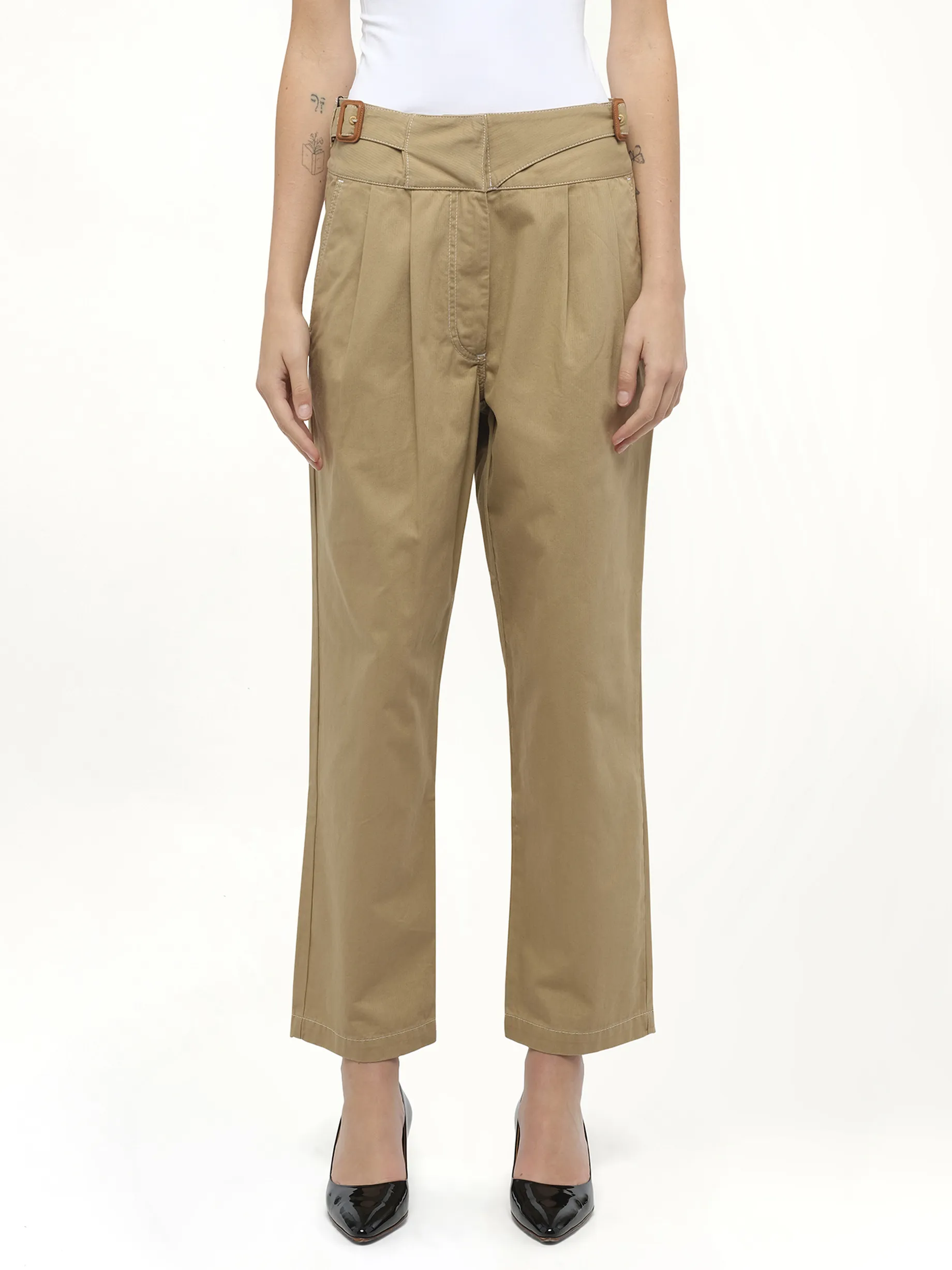 Chino Trousers in Beige sold by MARAIS