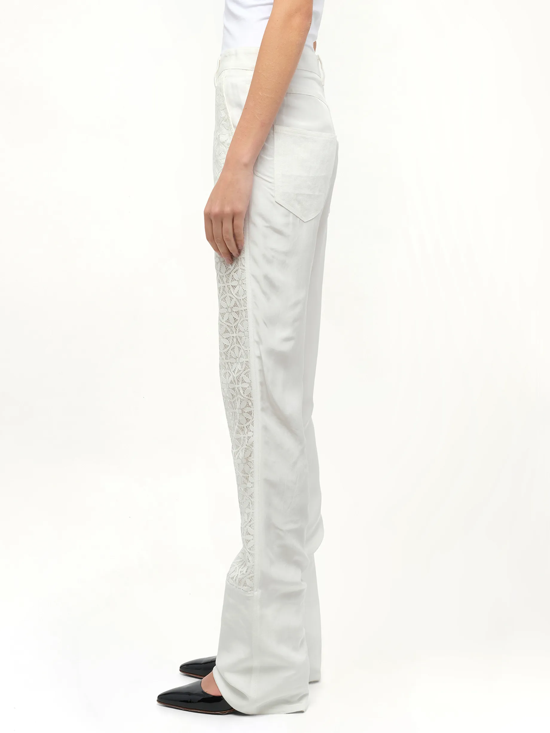 Lace Fisherman in White sold by MARAIS product image thumbnail 5