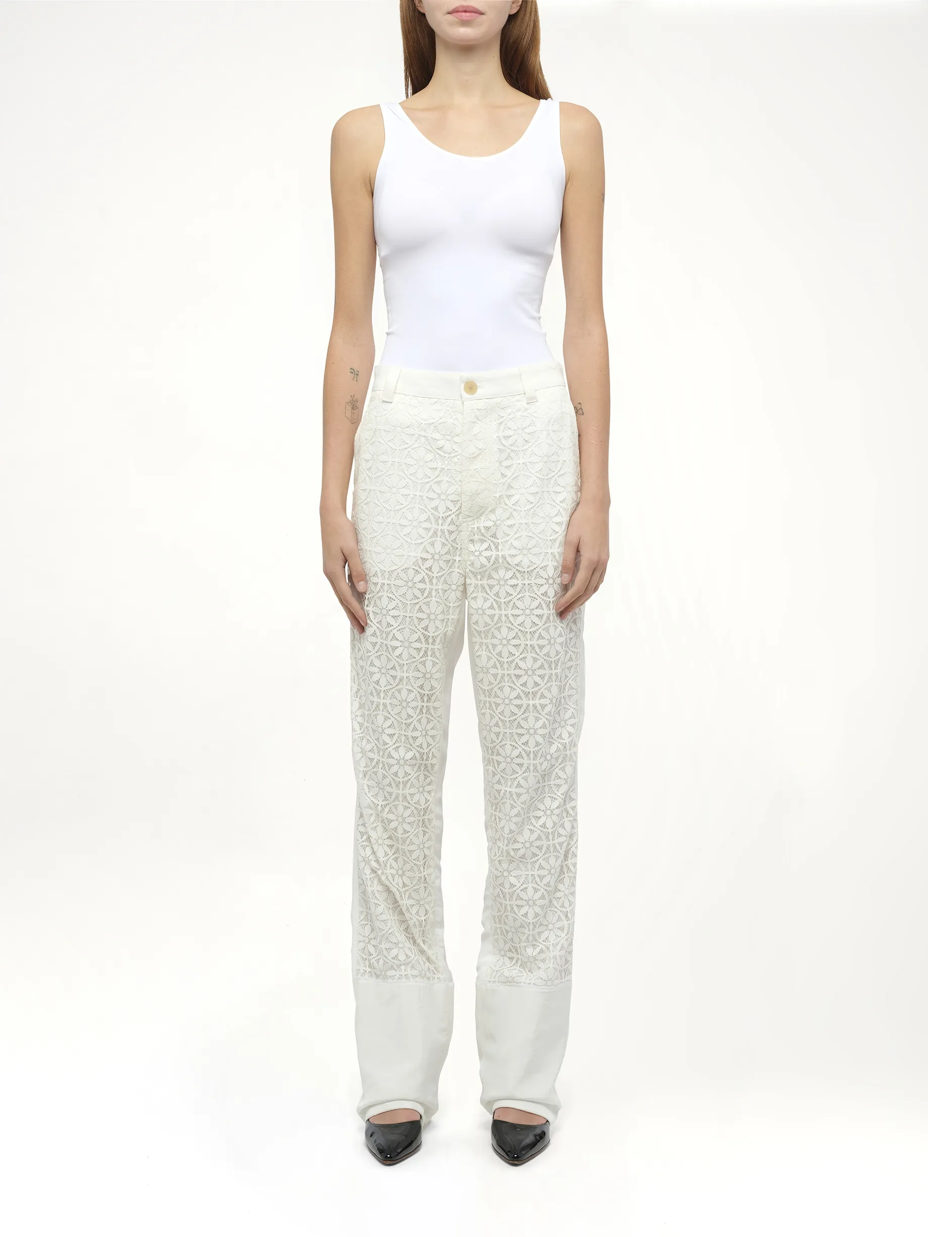 Lace Fisherman in White sold by MARAIS product image thumbnail 4