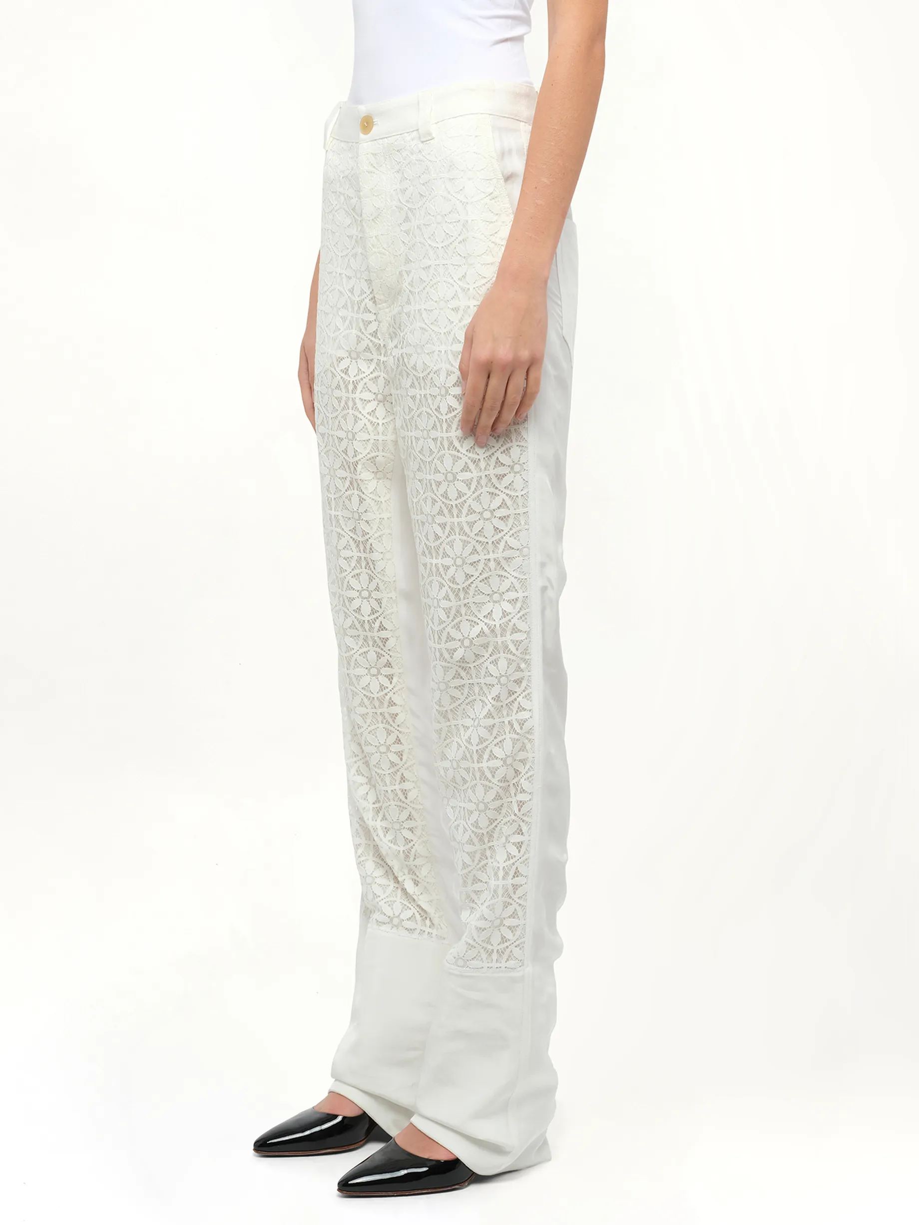 Lace Fisherman in White sold by MARAIS product image thumbnail 2