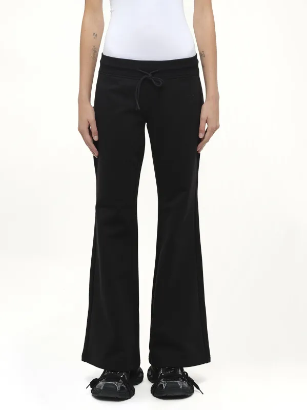 Casual Flared Sweatpants in Black sold by MARAIS