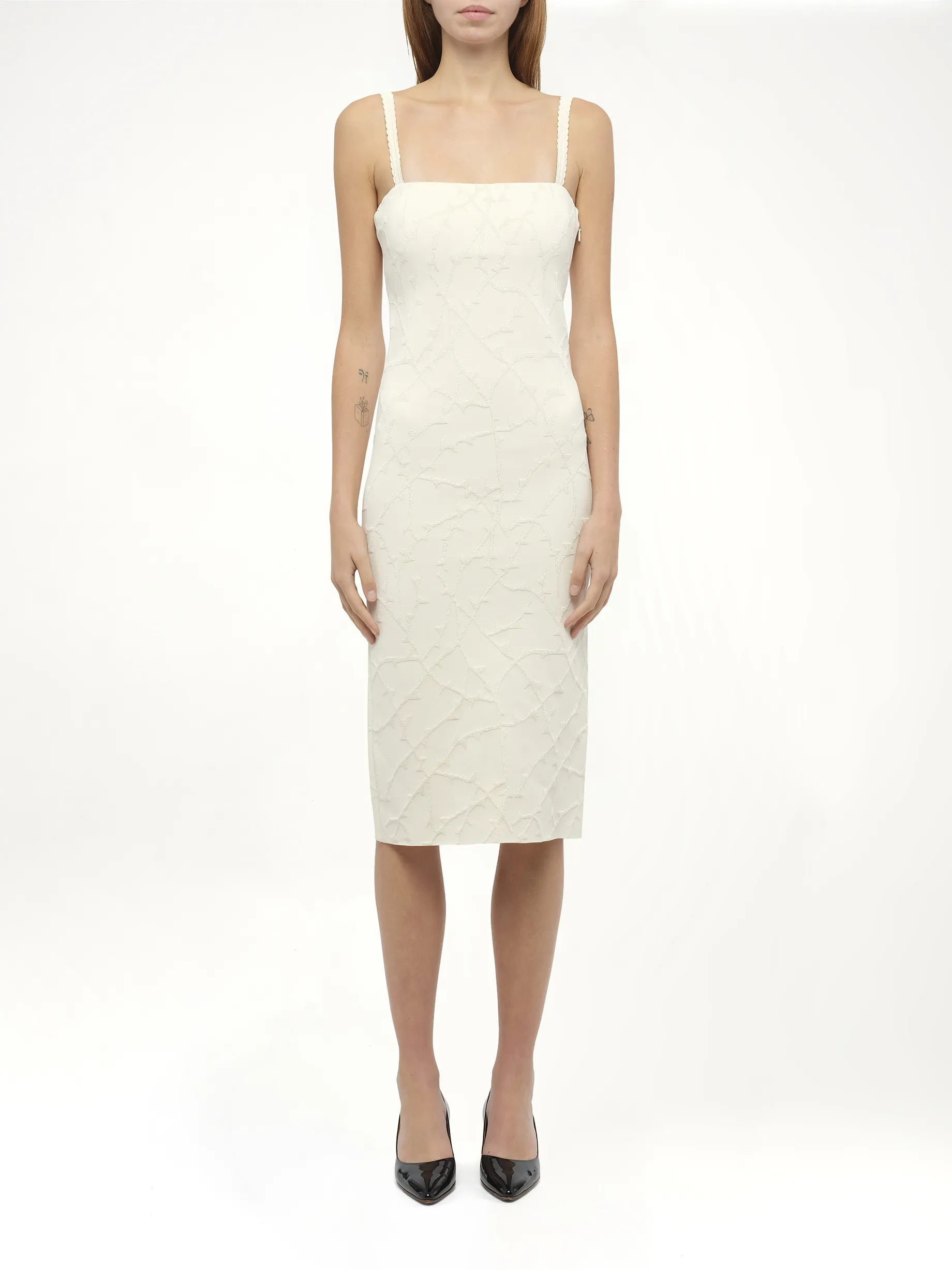 Strappy Dress in White sold by MARAIS product image thumbnail 4