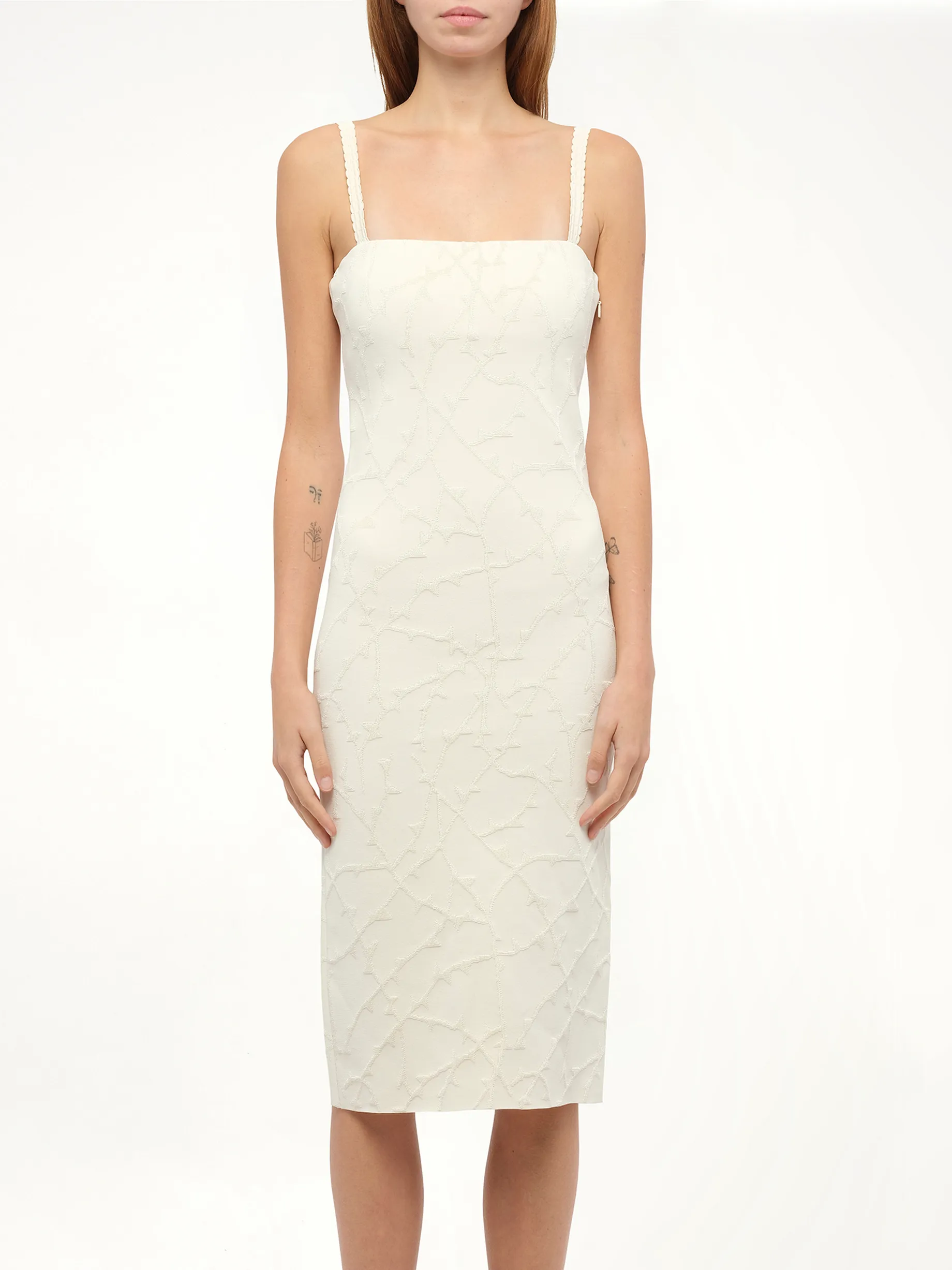 Strappy Dress in White sold by MARAIS