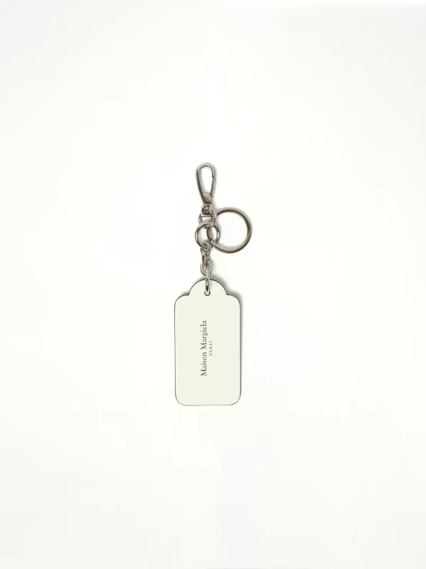 Big Tag Keyring in Black/White sold by MARAIS