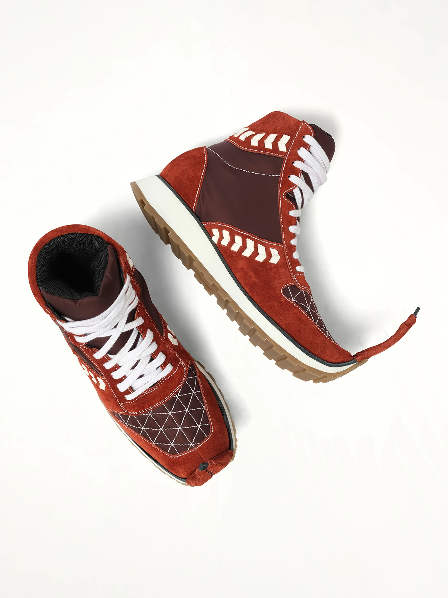 Dinosaur Sneaker Hi in Red sold by MARAIS product image thumbnail 4