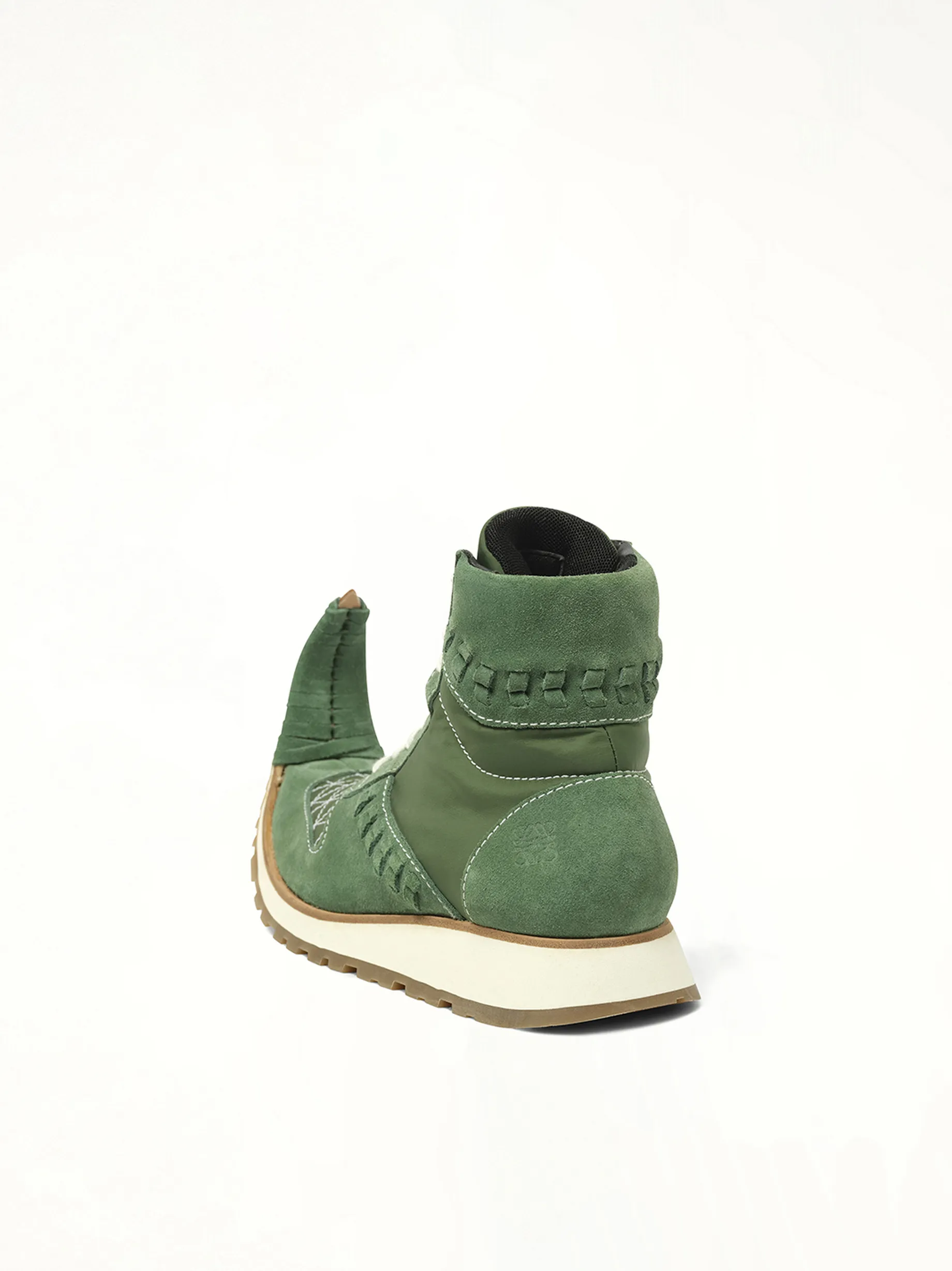Dinosaur Sneaker Hi in Green sold by MARAIS product image thumbnail 3