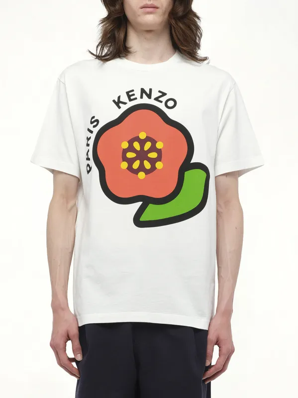 Kenzo Pop Classic T-Shirt in Off White sold by MARAIS