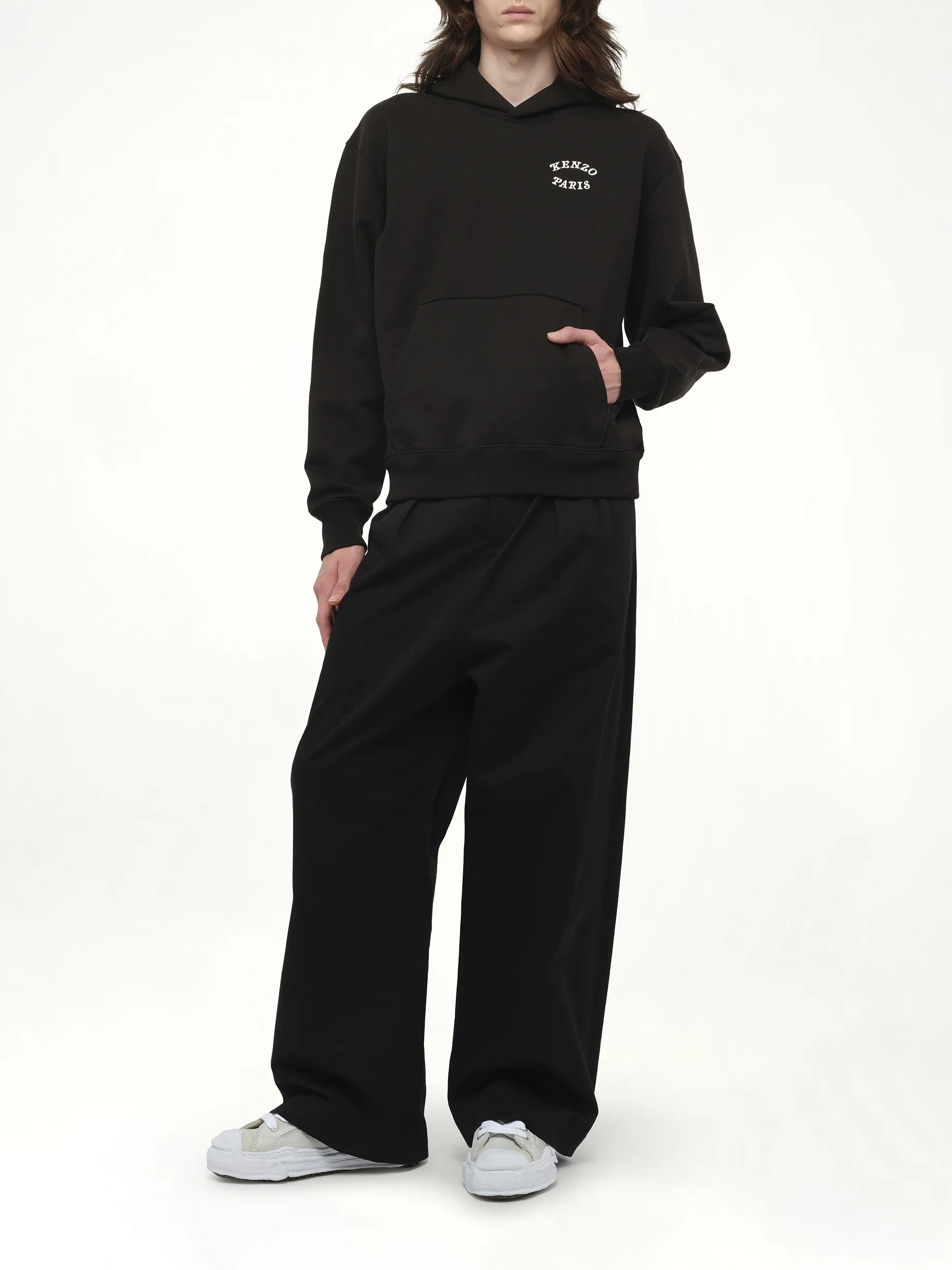 Verdy Collection Embroidered Classic Hoodie in Black sold by MARAIS product image thumbnail 4