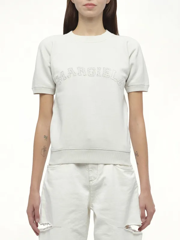 Margiela Short Sleeve Sweatshirt in Butter sold by MARAIS