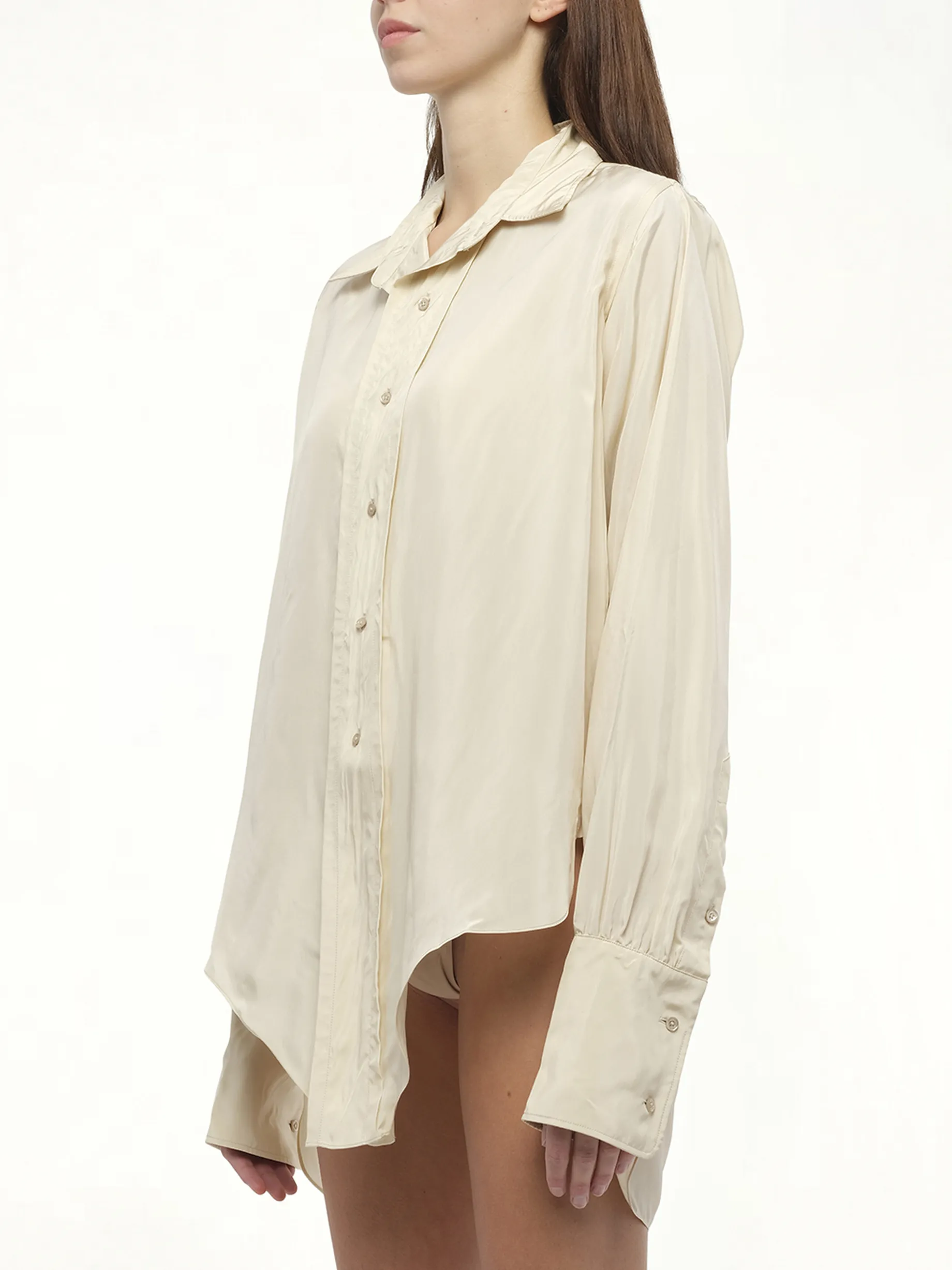 Long-sleeved Shirt in Almond sold by MARAIS product image thumbnail 5