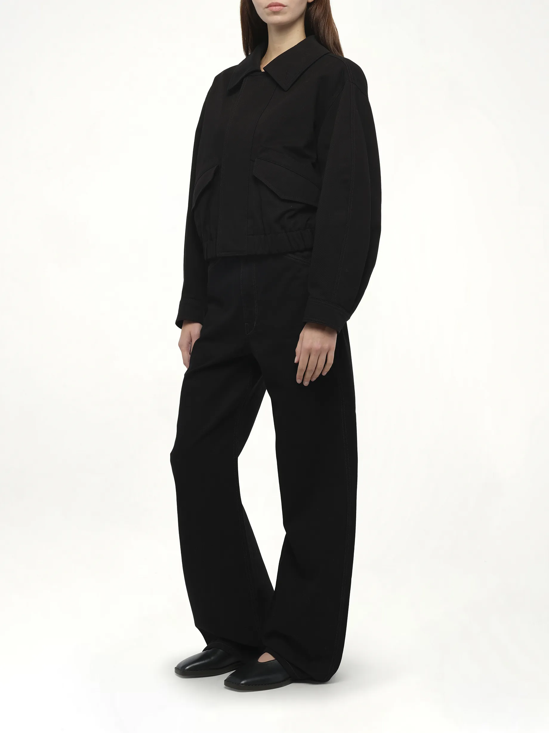Short Blouson in Black sold by MARAIS product image thumbnail 4