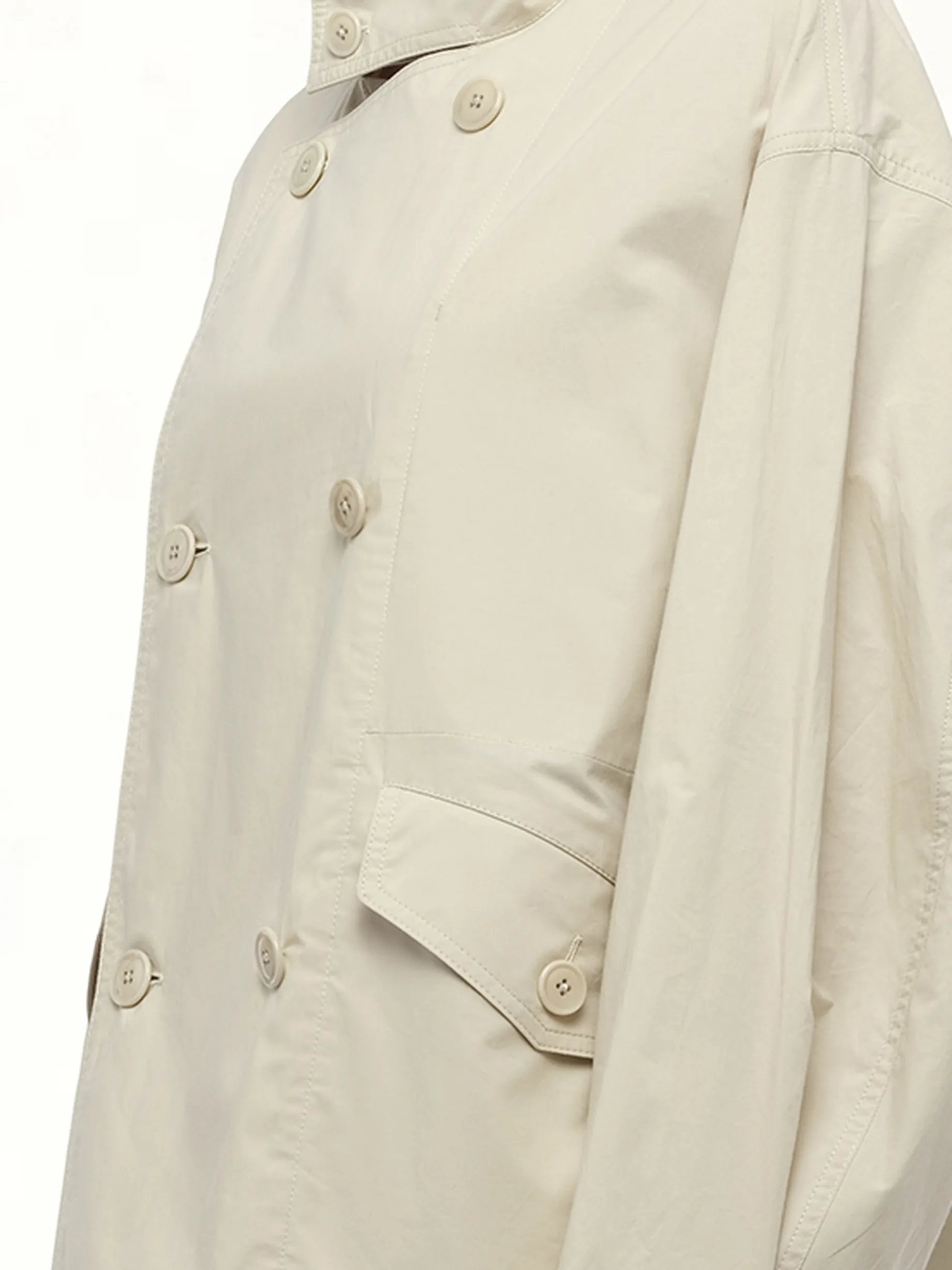 Double Flap Light Blouson in Stone Beige sold by MARAIS product image thumbnail 3