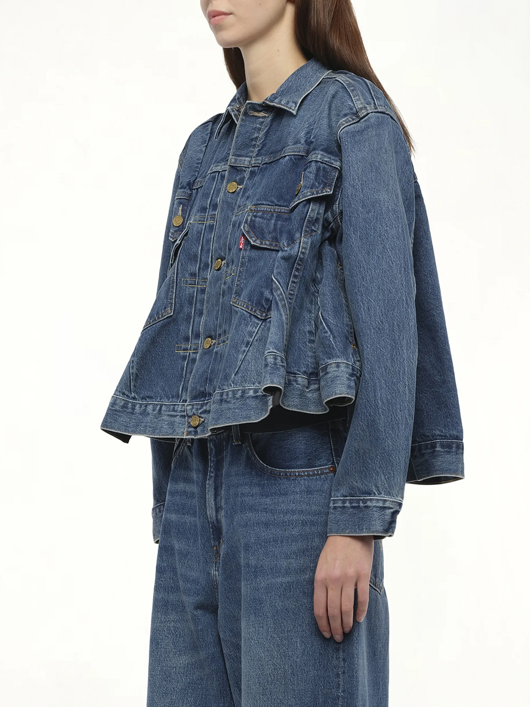 Levi's Denim Jacket in Blue sold by MARAIS product image thumbnail 5