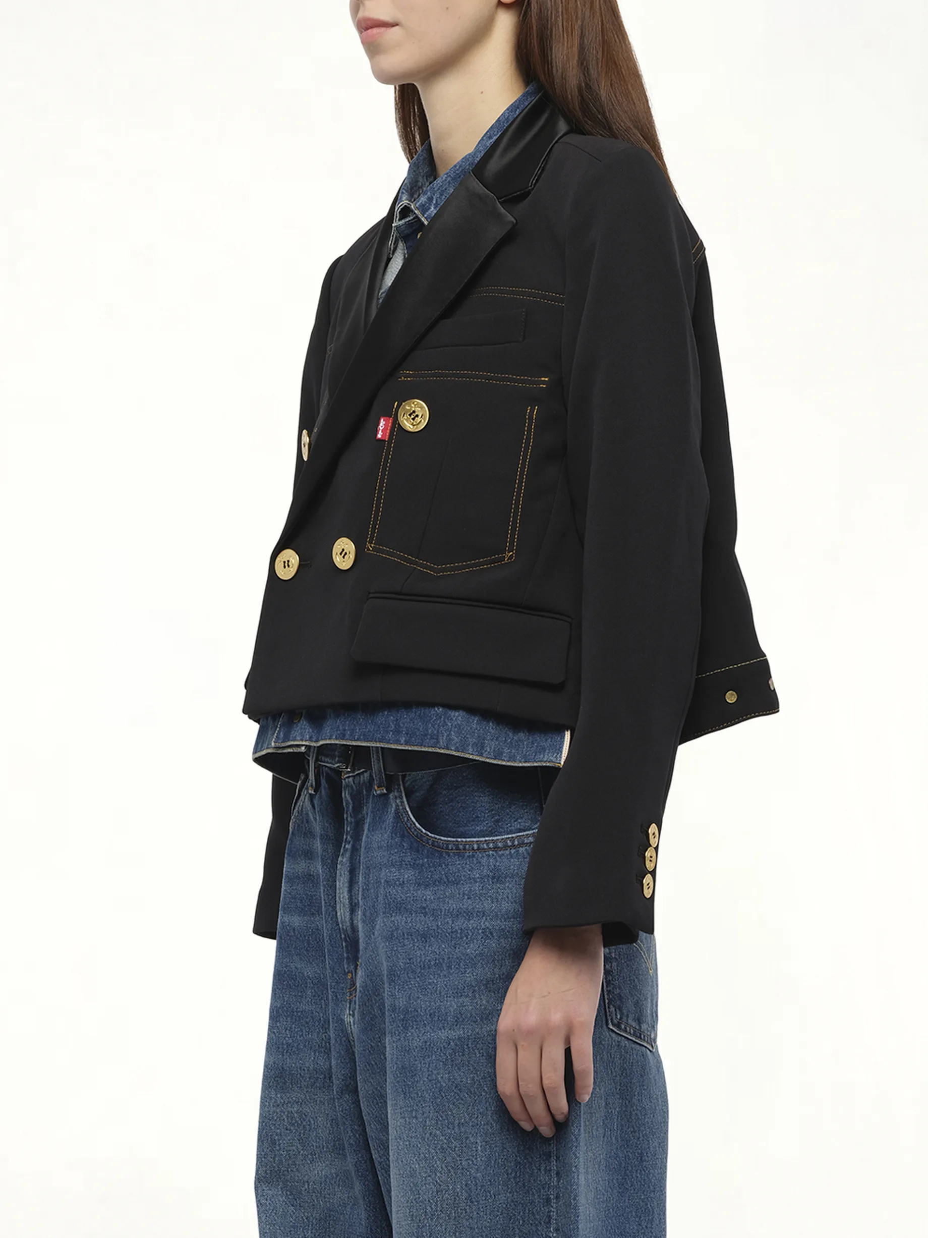 Levi's Denim x Matelasse Twill Jacket in Black sold by MARAIS product image thumbnail 5