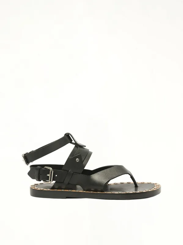 Justy Sandals in Black sold by MARAIS