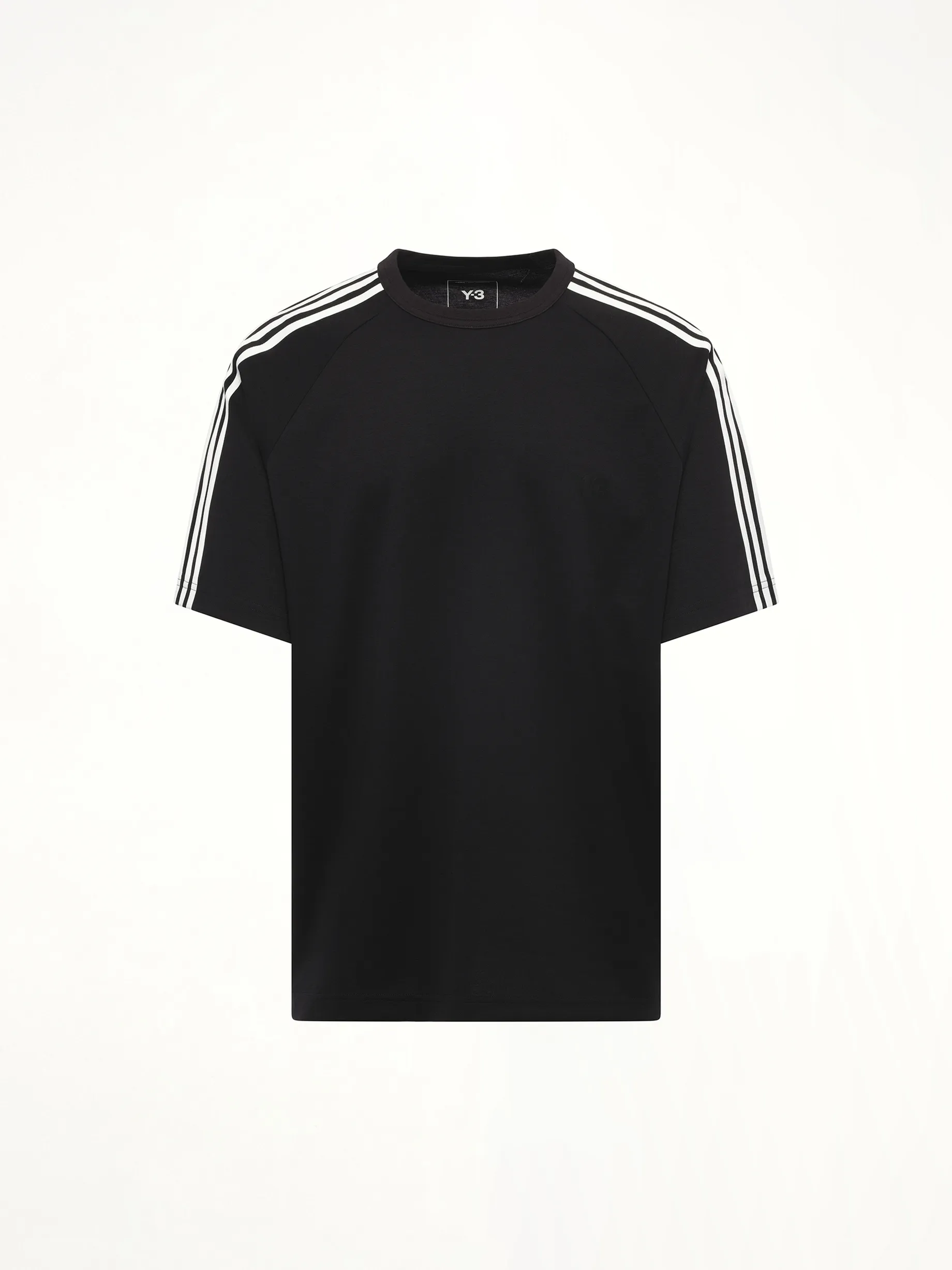 Short Sleeve T-Shirt 3-Stripes in Black sold by MARAIS product image thumbnail 2