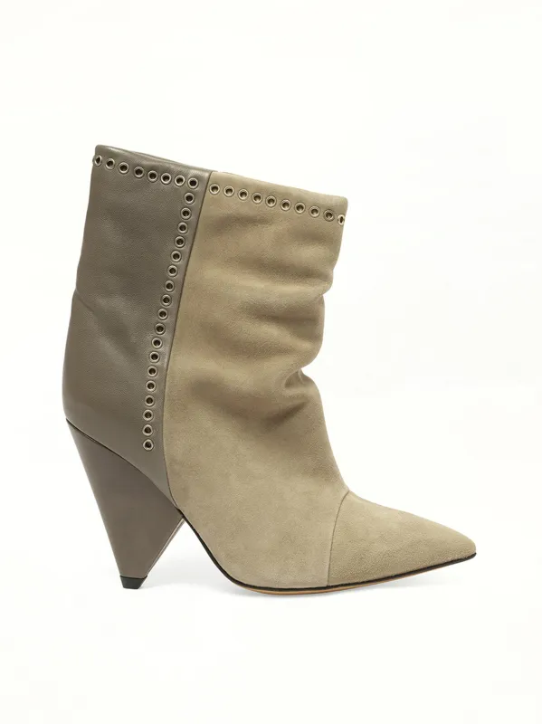 Lance Boot in Taupe sold by MARAIS