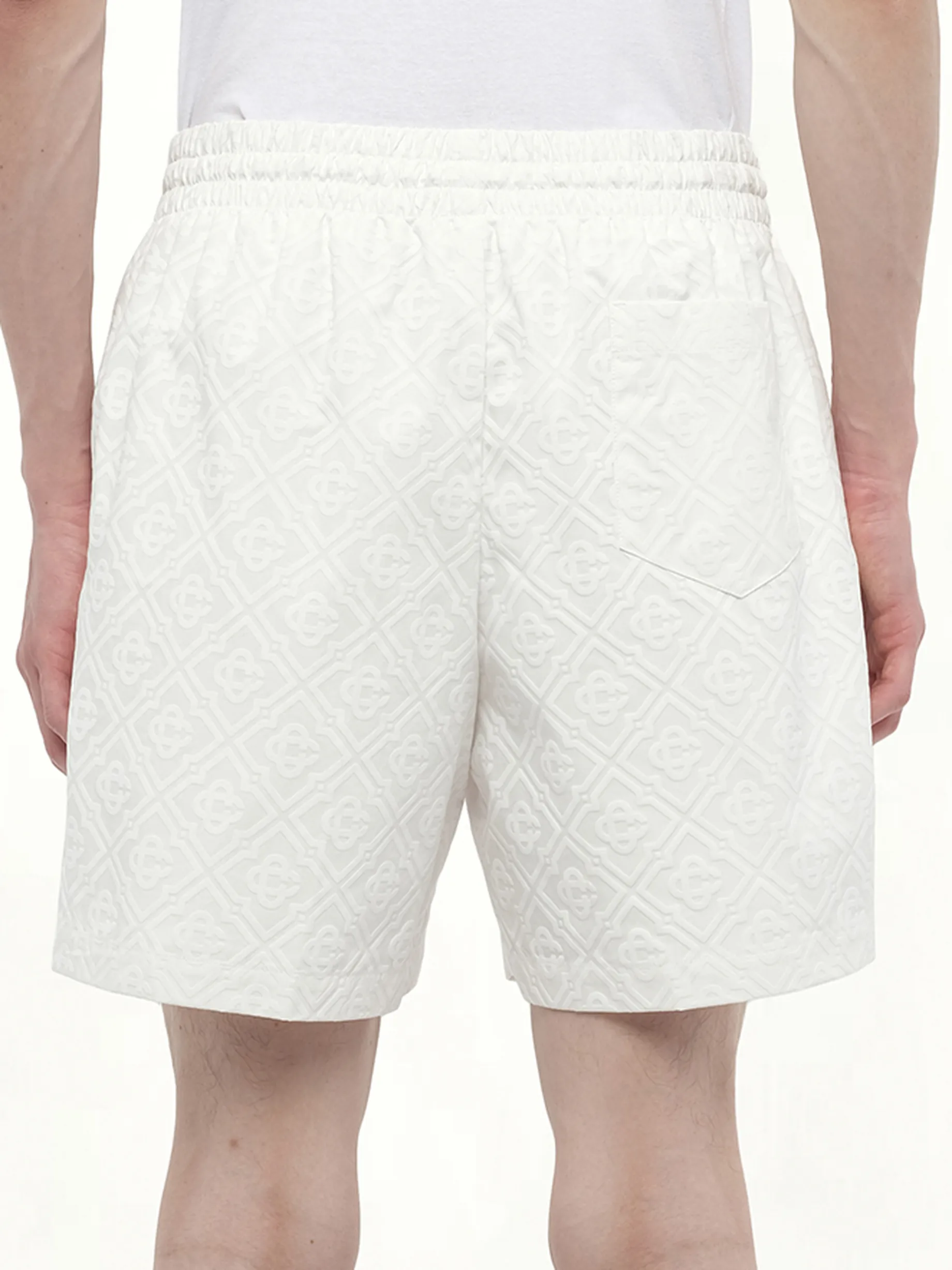 Drawstring Shorts in White sold by MARAIS product image thumbnail 3