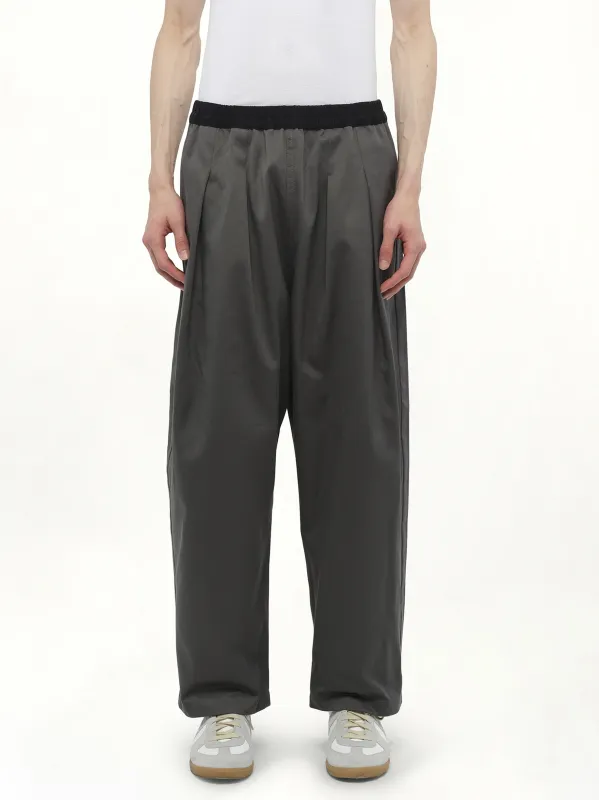 Stone Washed Relax Chinos in Dark Grey sold by MARAIS